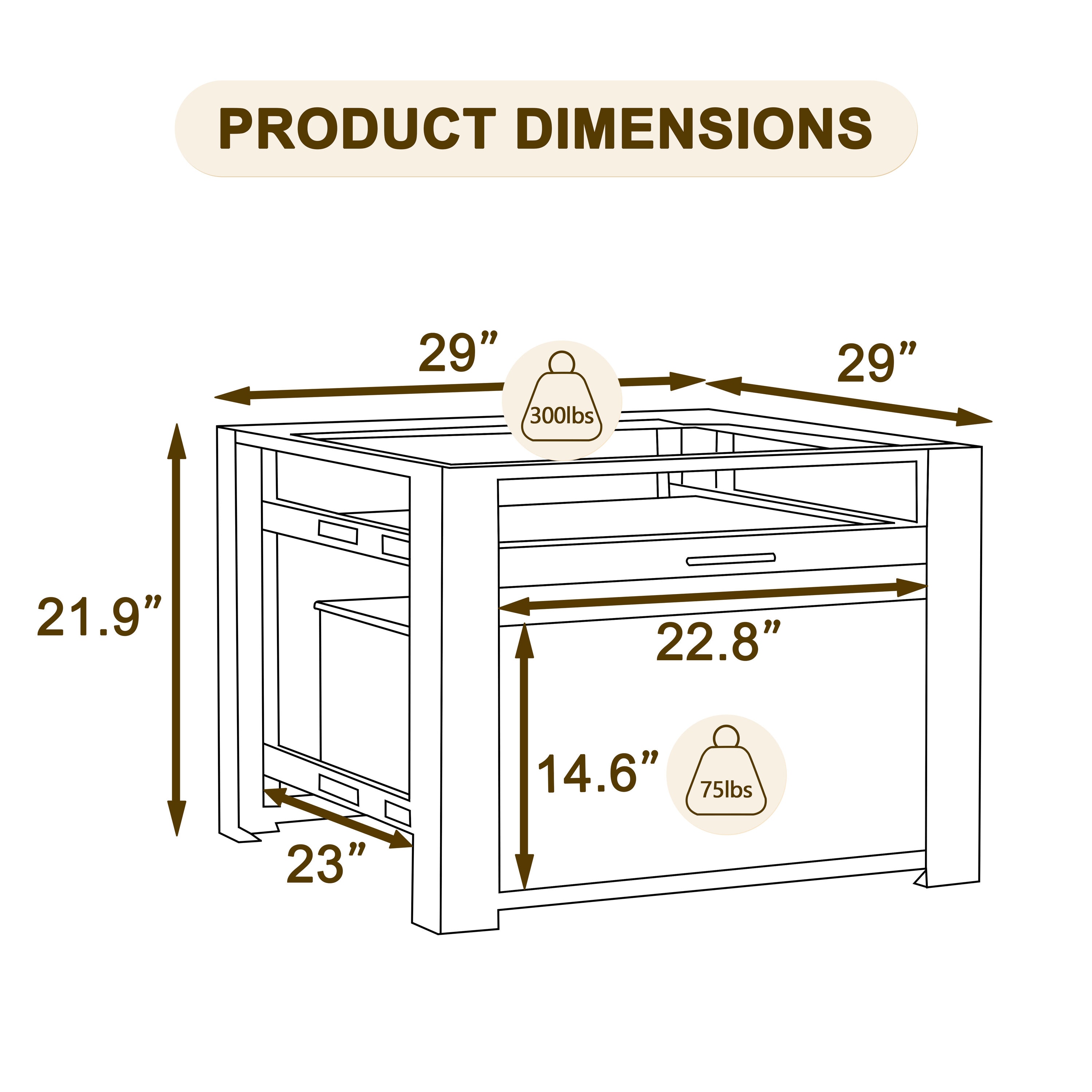 VEIKOUS VANITY SET C01 Laundry-Pedestals - View #2
