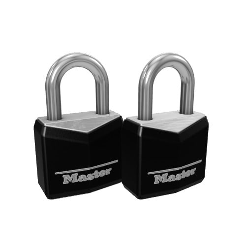 Master Lock 2-Pack 0.88-in Aluminum Keyed Padlock Master Lock 2-Pack 0.88-in Aluminum Keyed Padlock