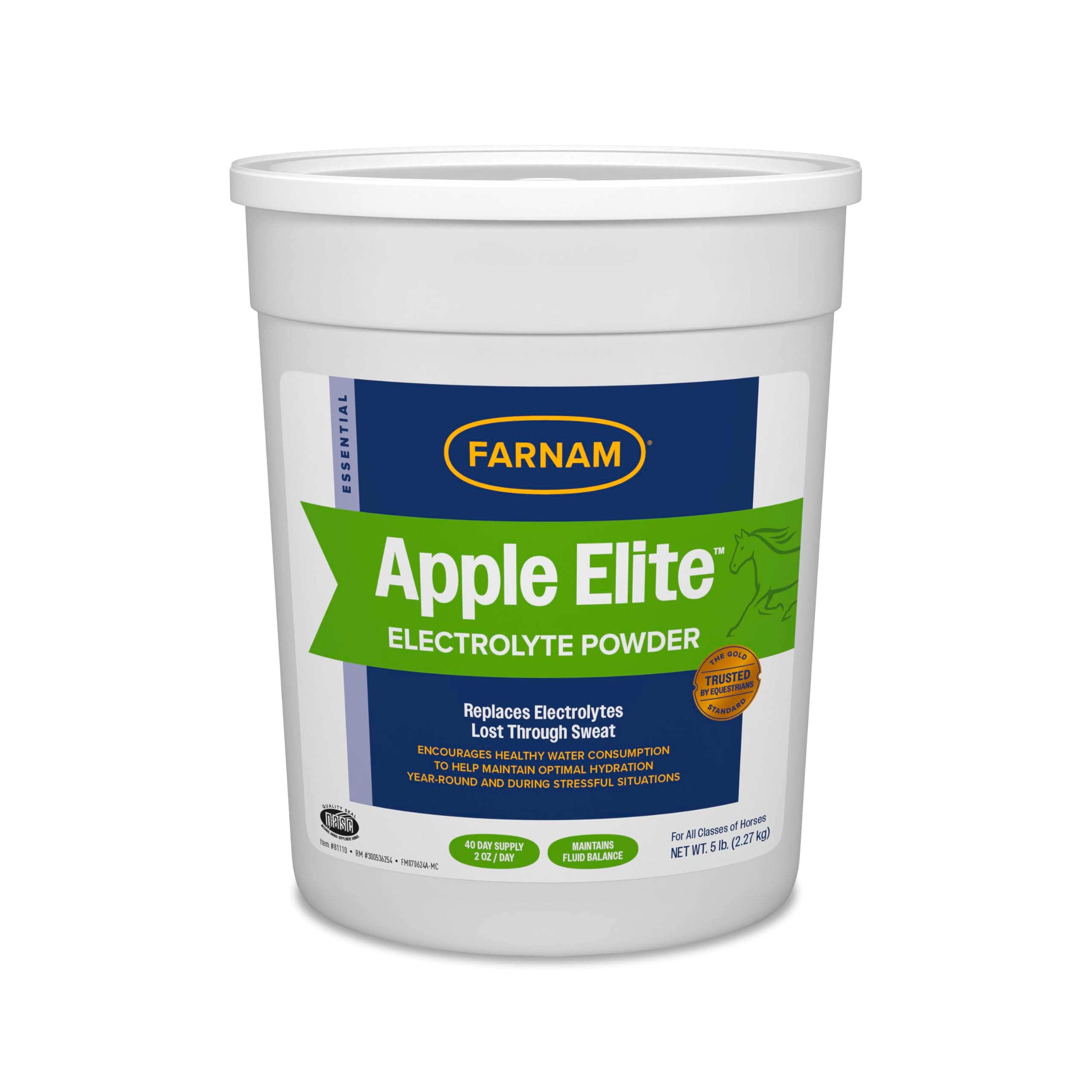  Apple Elite Electrolyte Powder for Horses 5 lb