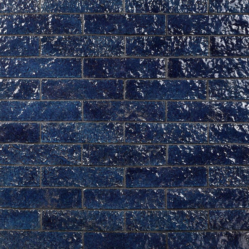 Artmore Tile EXT3RD101466 Eastport Dark Denim 2-in x 8-in Glazed Cement Subway Standard Wall Tile ( 4.78-sq ft Carton )