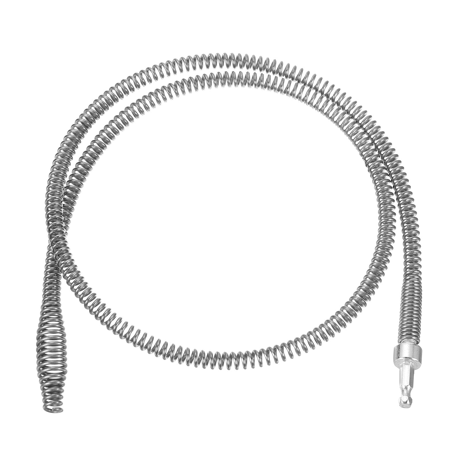 Unique Bargains - 1pc Drain Clog Remover 39.3 Inch 1 M 10mm Thick Drain Augers Hair Remover Sprin...