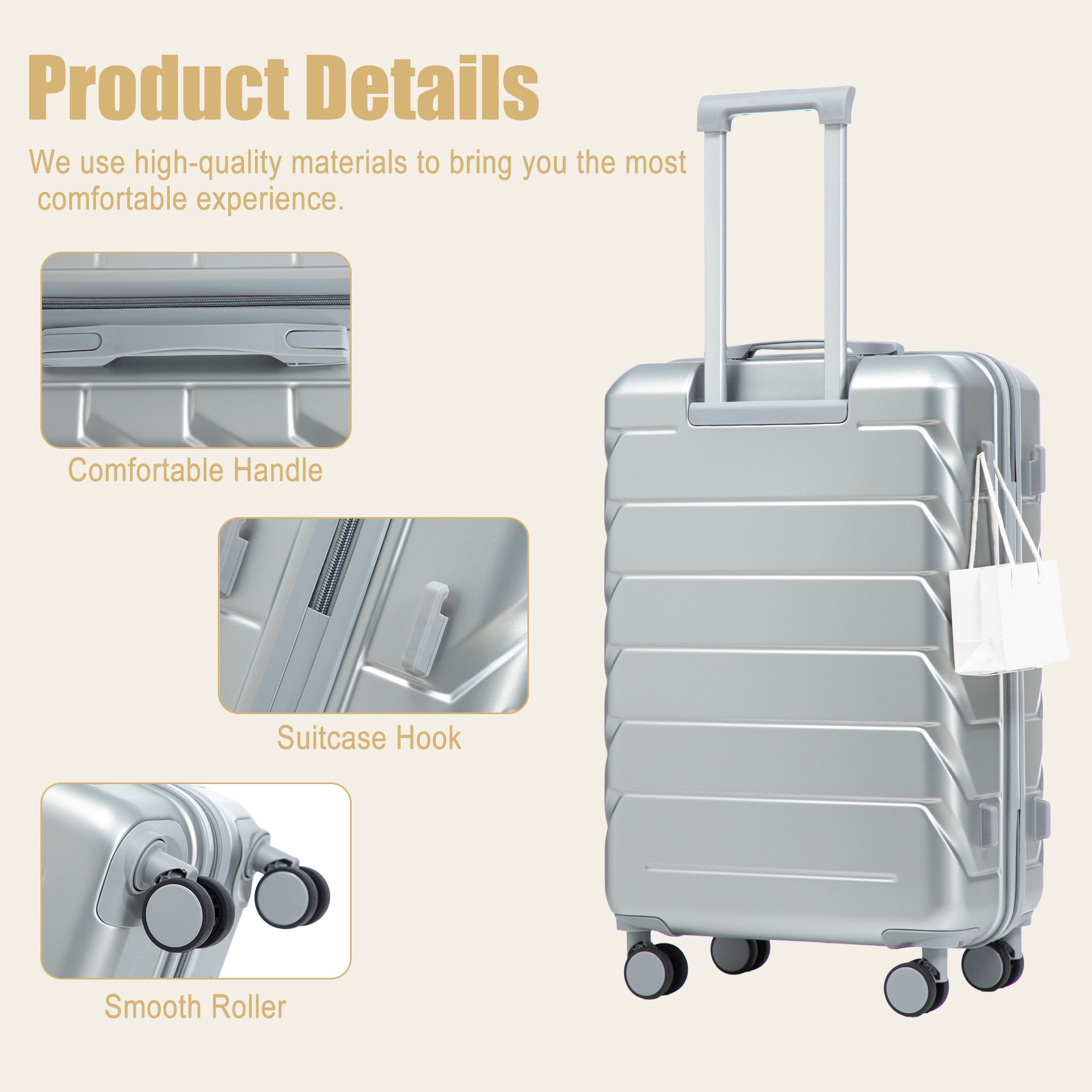 ModernLuxe L3P-W2787P437272 Luggage-And-Luggage-Sets - View #11