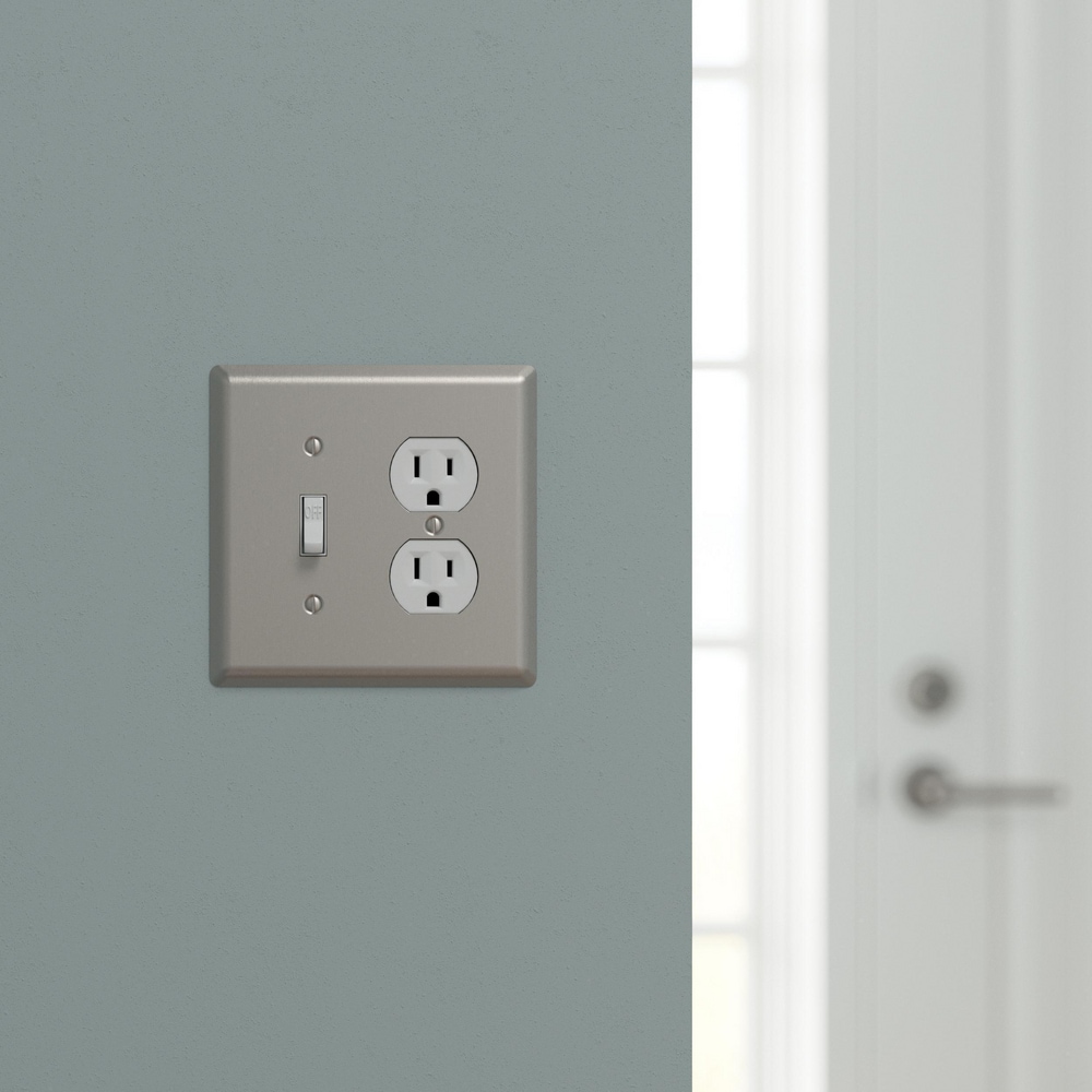 Style Selections W45068-SN-CP Electrical-Wall-Plates - View #2