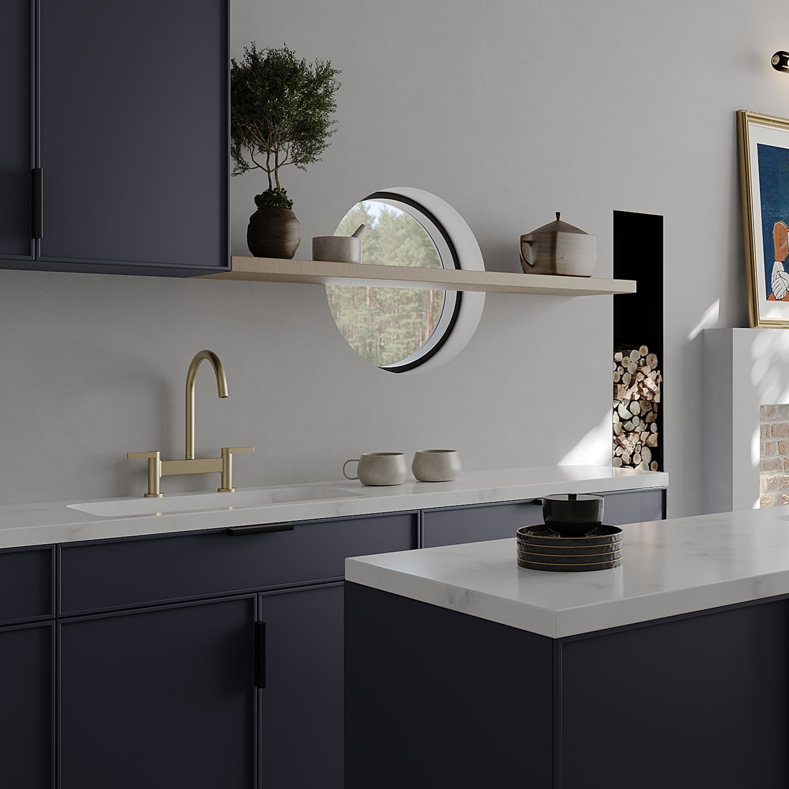 BWE C-4081-BG Kitchen-Faucets - View #6