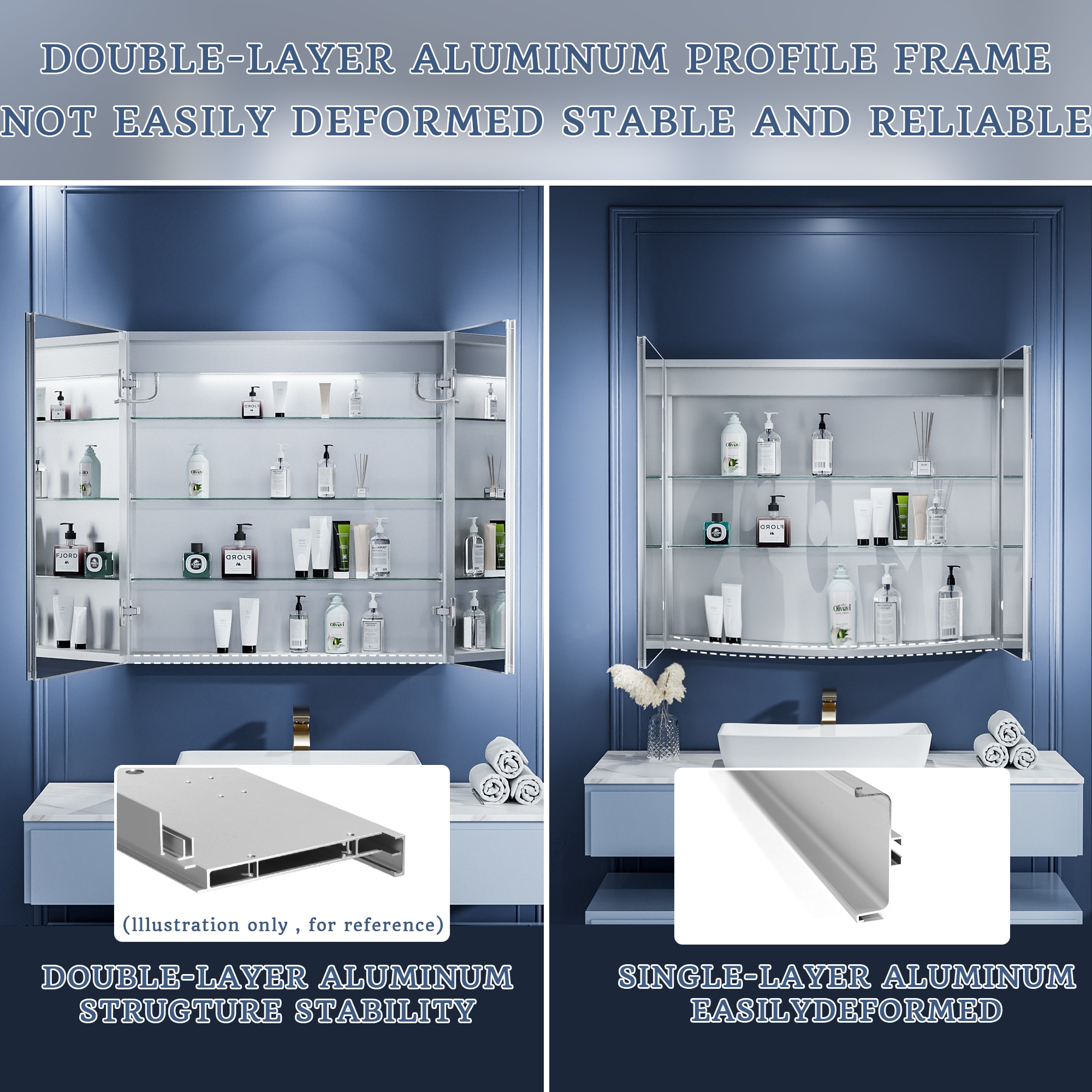 ExBrite EXMC4024V17DB Bathroom-Medicine-Cabinets - View #7