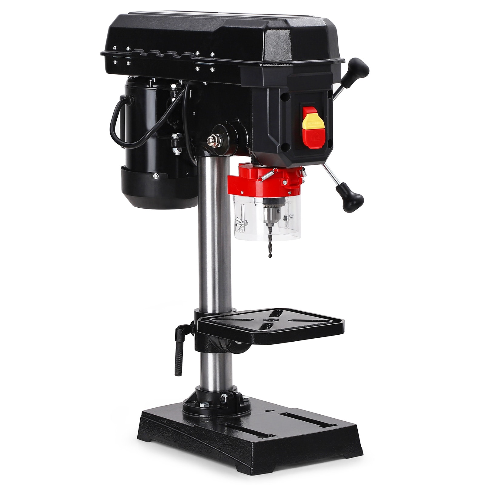 GAOMON 8 Inch Benchtop Drill Press- Compact Bench Drilling Machine- High Precision Stationary Drill for Wood- Metal and DIY Workshop Processing #LSPPJOK-ABDV75Z0OT