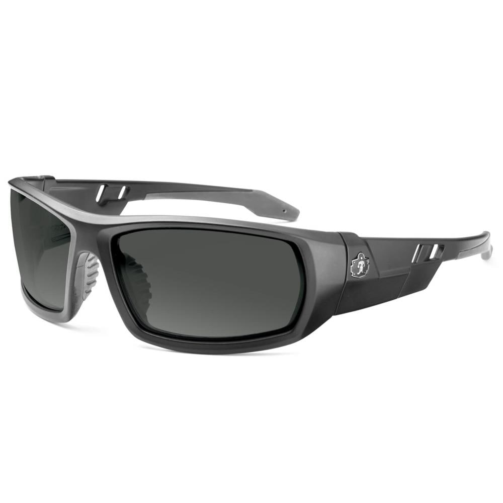 Skullerz Ergodyne Odin Safety Glasses/Sunglasses, Matte Black, Smoke Lens - Impact  Resistant, Anti-Scratch, UV Protection in the Eye Protection department at