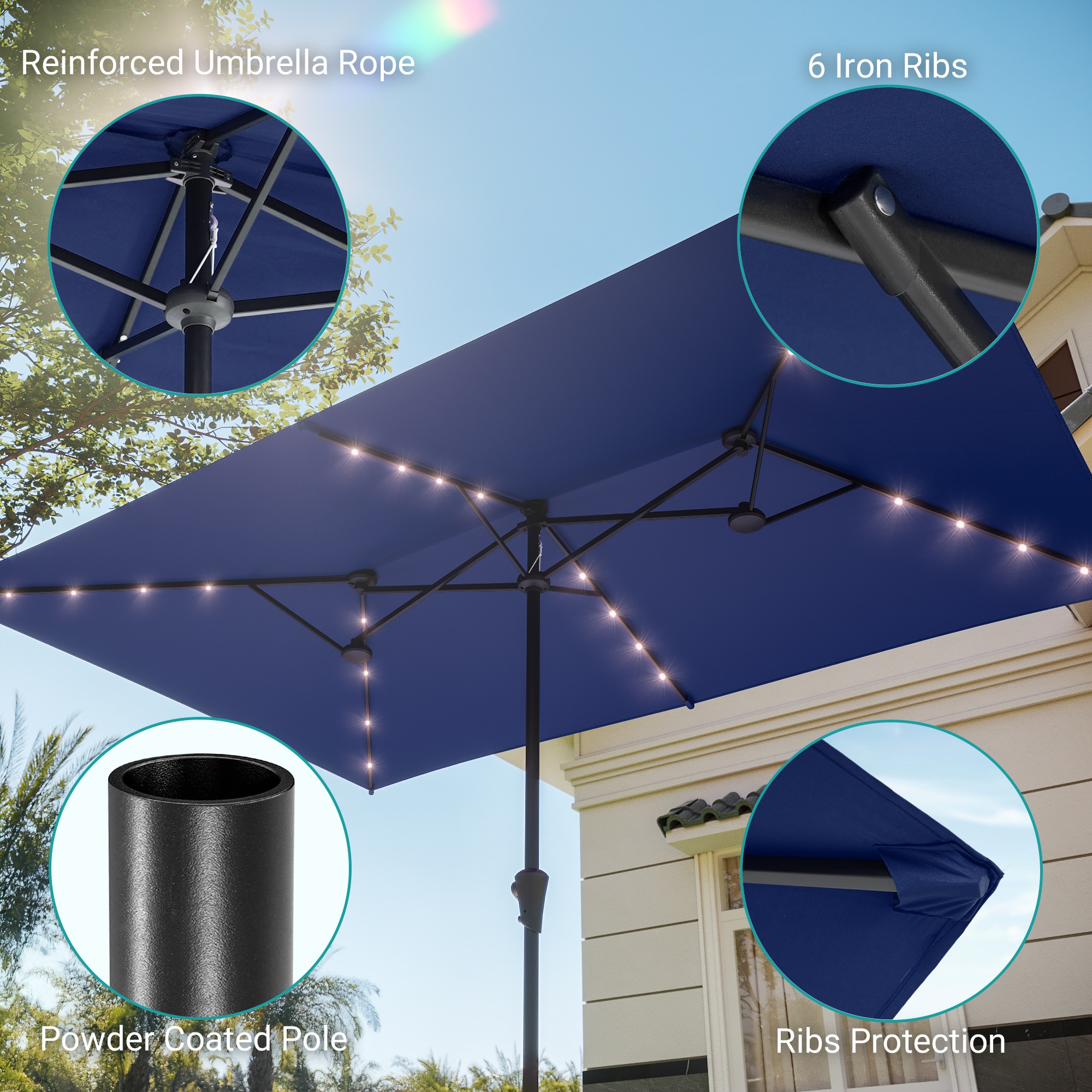 ACEGOSES LW-TP304RD Umbrellas-2 - View #4
