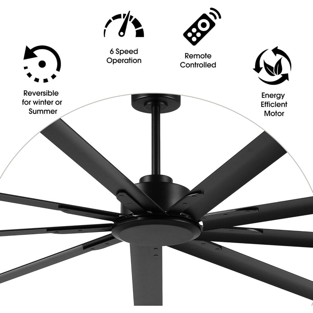 MLIAN WBCF-BS212-BK Ceiling-Fans - View #5