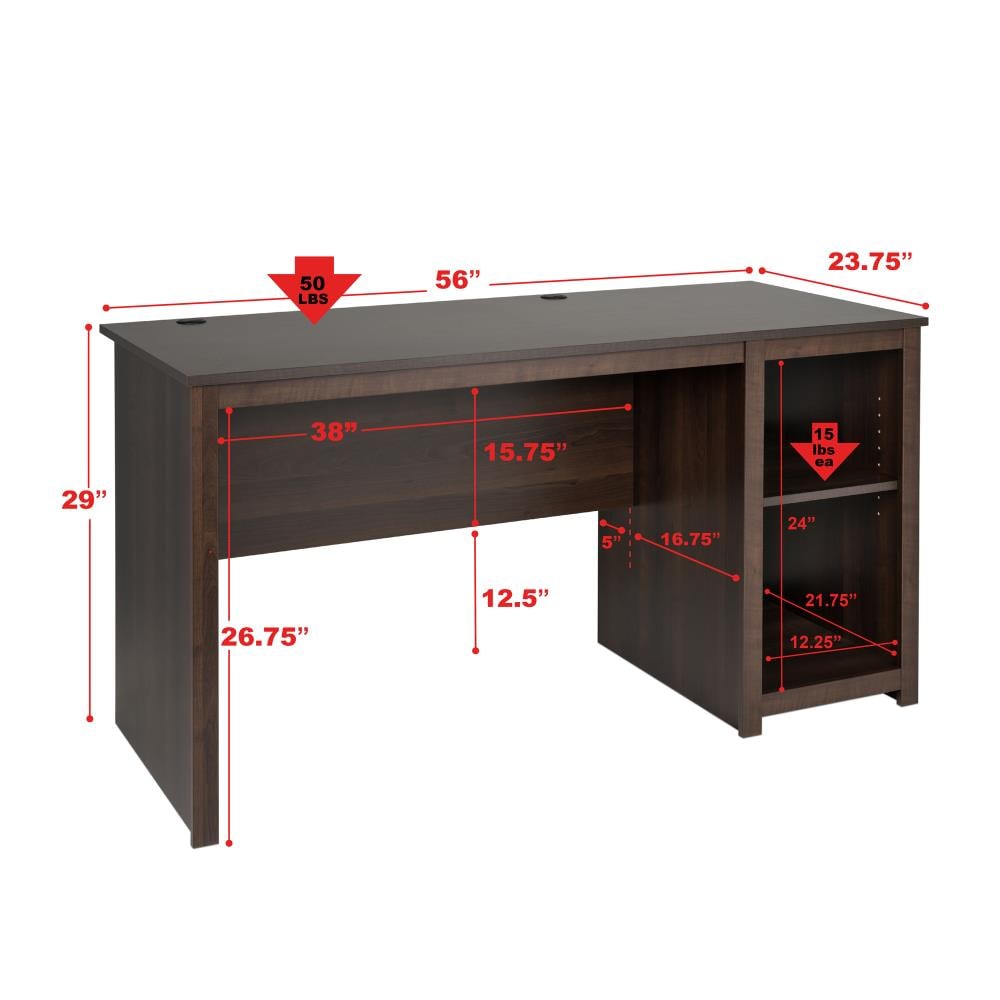 study table height standard