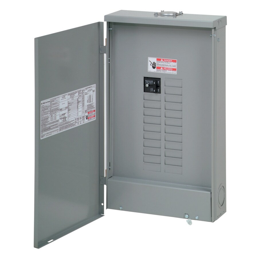 Eaton 100-Amp 20-Spaces 24-Circuit Main Breaker Load Center in the ...