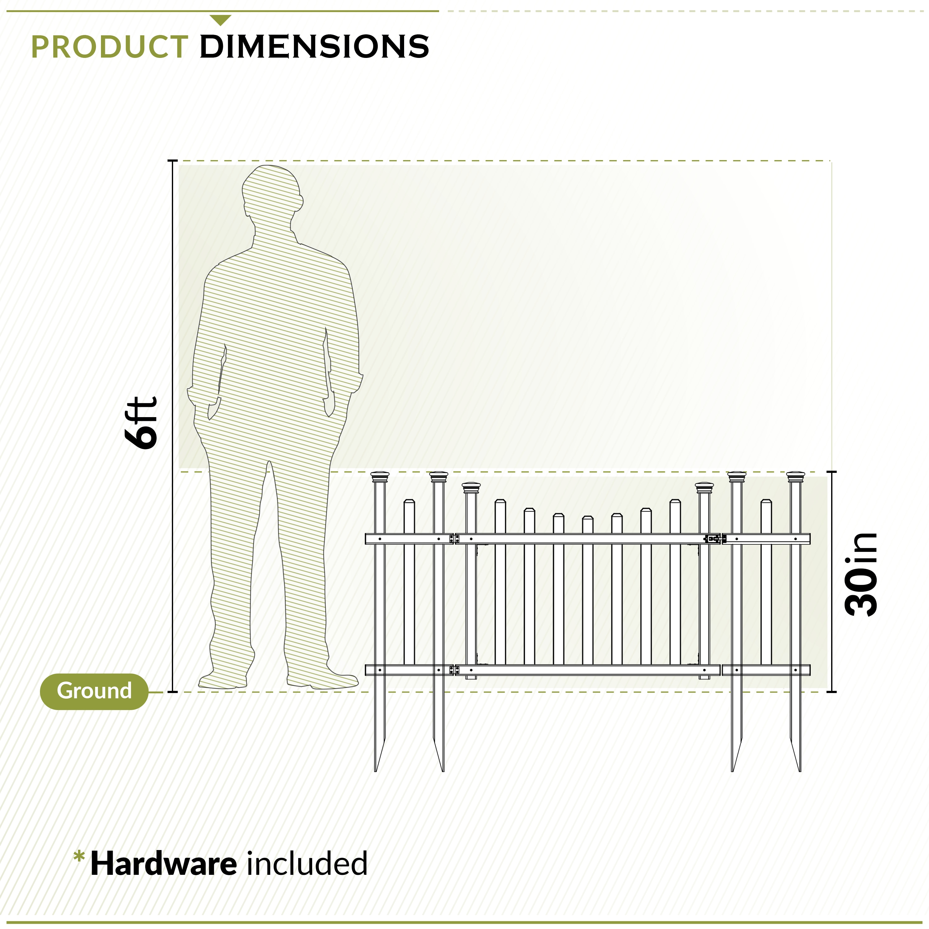Zippity Outdoor Products ZP19028 Vinyl-Fence-Panels - View #7