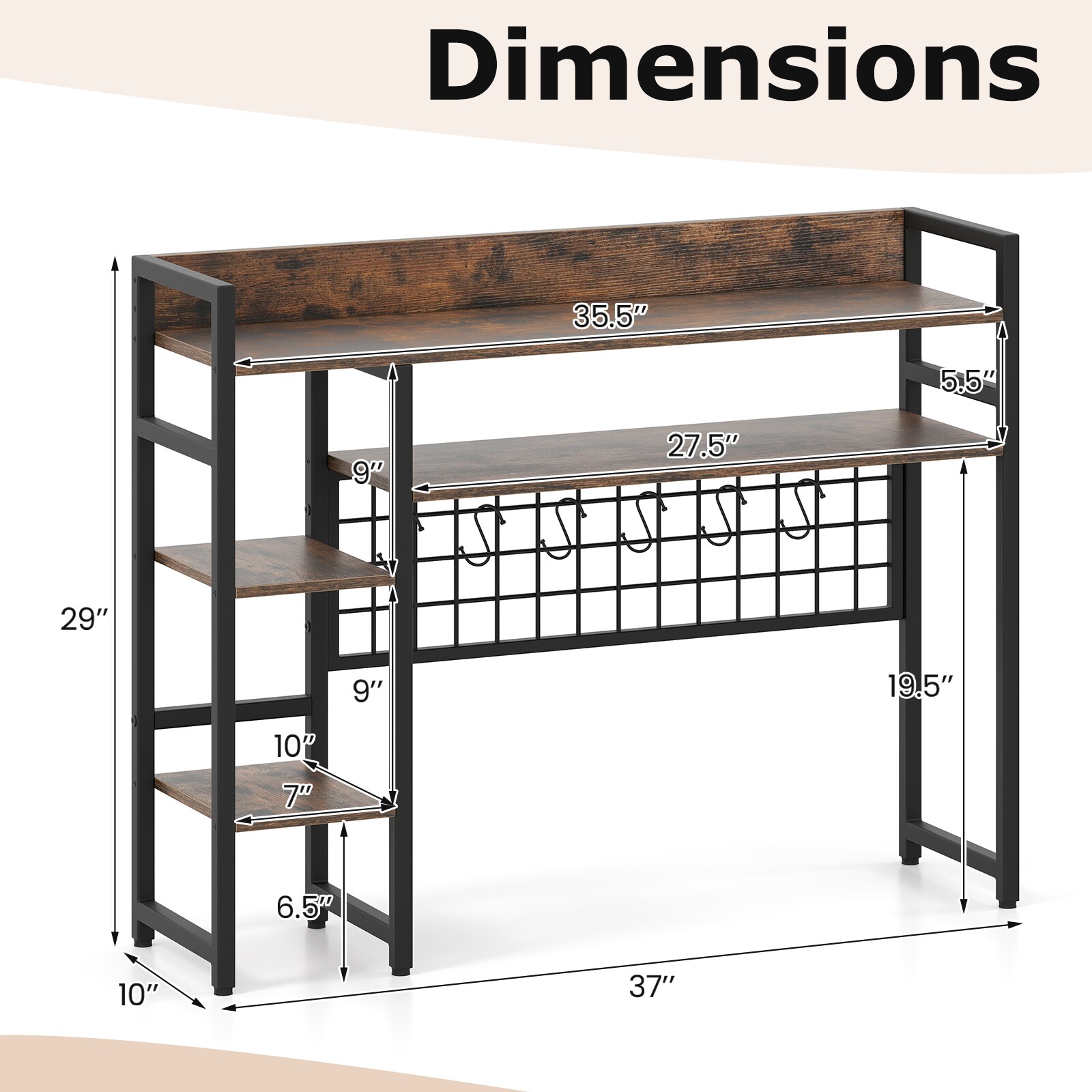 SUGIFT ZMLW014SUGHY1725 Free-Standing-Shelving - View #3