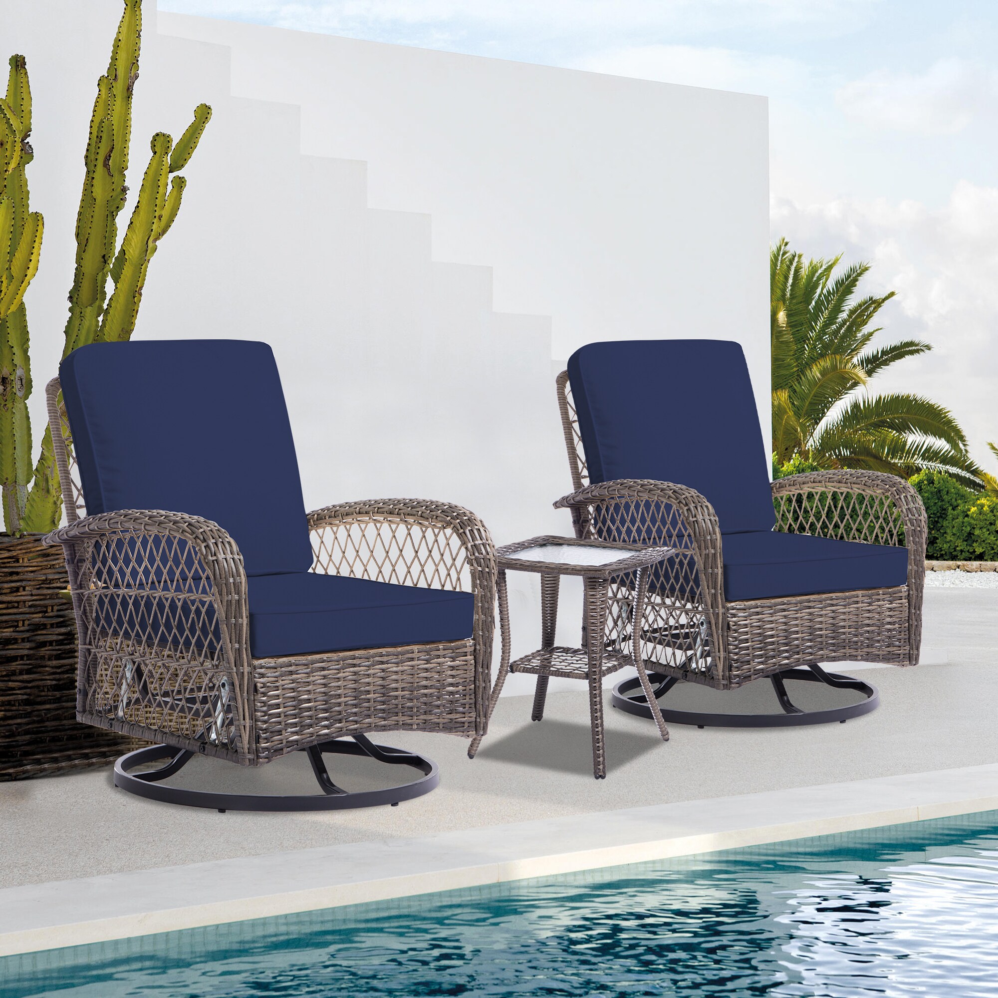 JEAREY XESZY-03GY Patio-Conversation-Sets - View #2