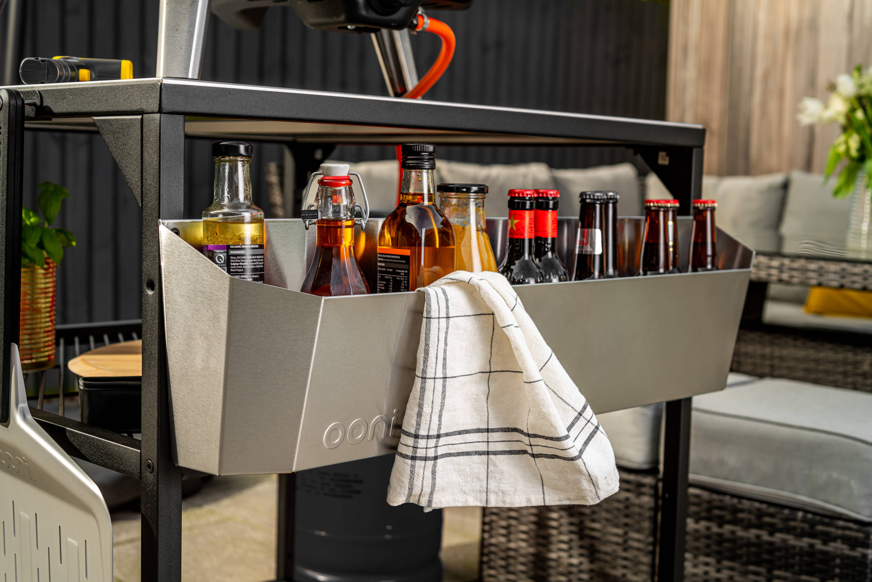 Grill Caddy Grill Accessories Beer Caddy BBQ Gift Smores Caddy BBQ
