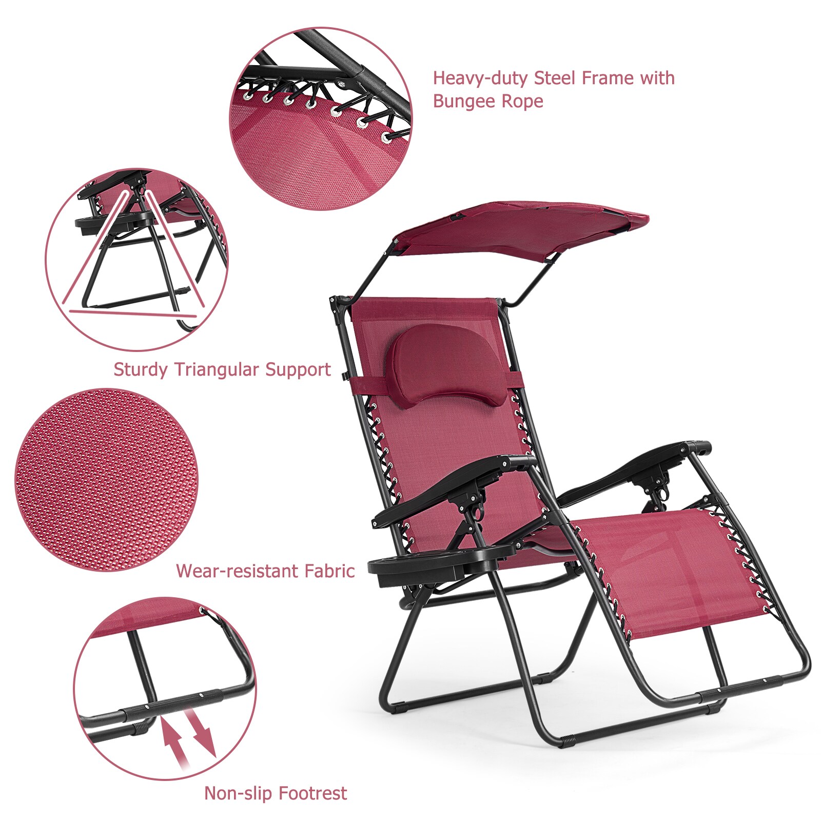 LIVIZA DOJN3567WN Beach-Camping-Chairs - View #3