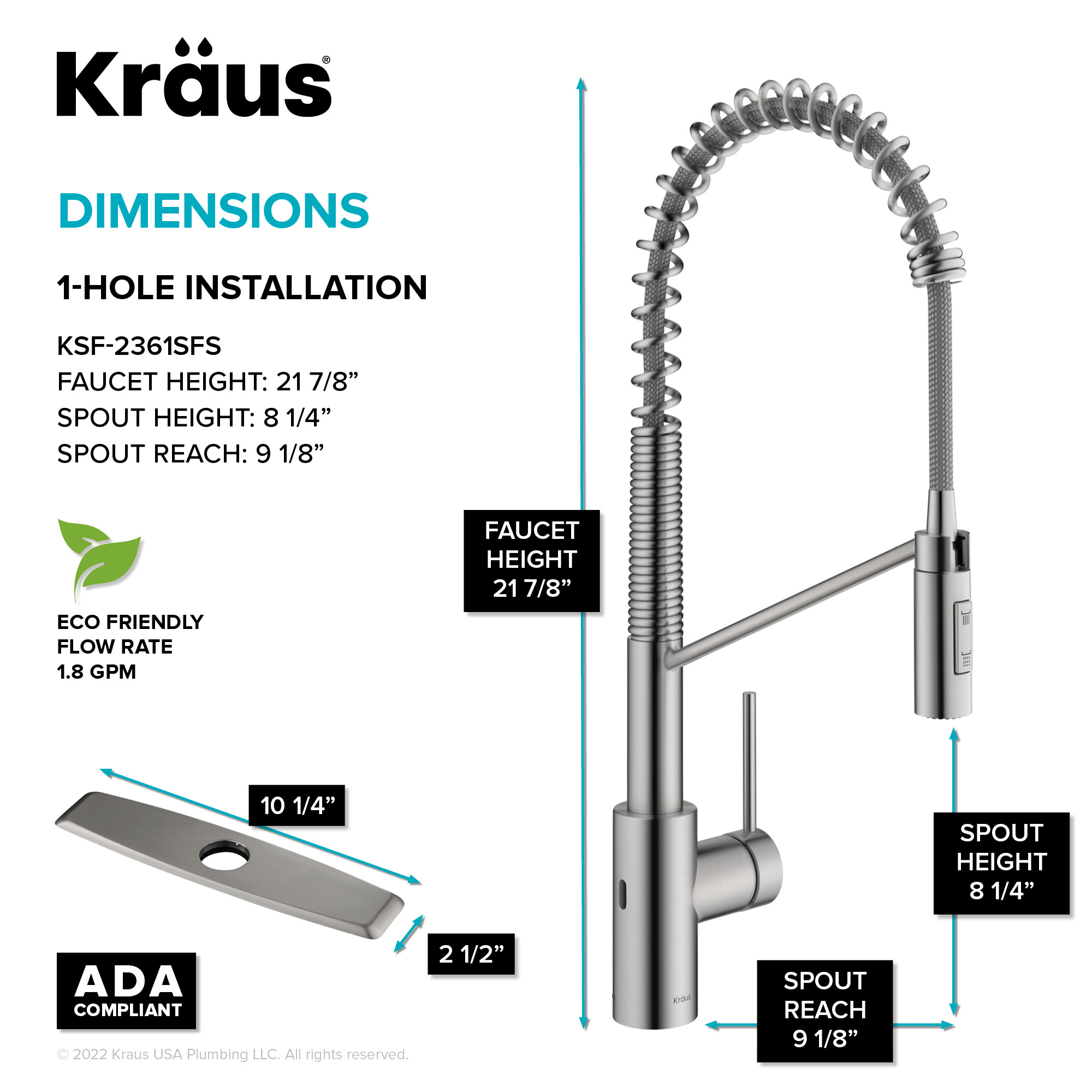 Kraus KSF-2631SFS Kitchen-Faucets - View #6