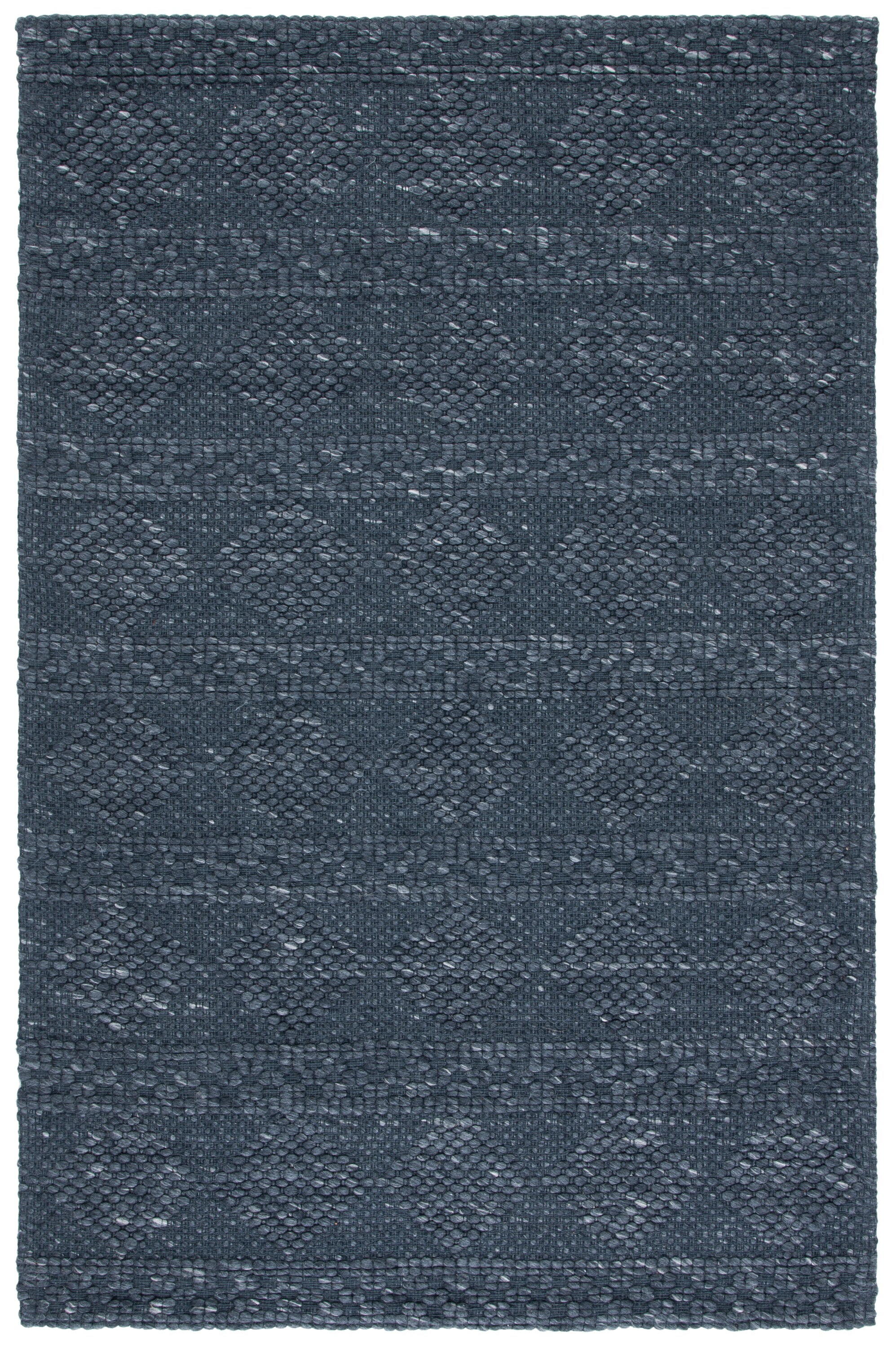 Safavieh MRB552H-5 Marbella Bjarnhild 5 x 8 (ft) Loomed Wool Charcoal Rectangular Indoor Geometric Farmhouse/Cottage Area rug