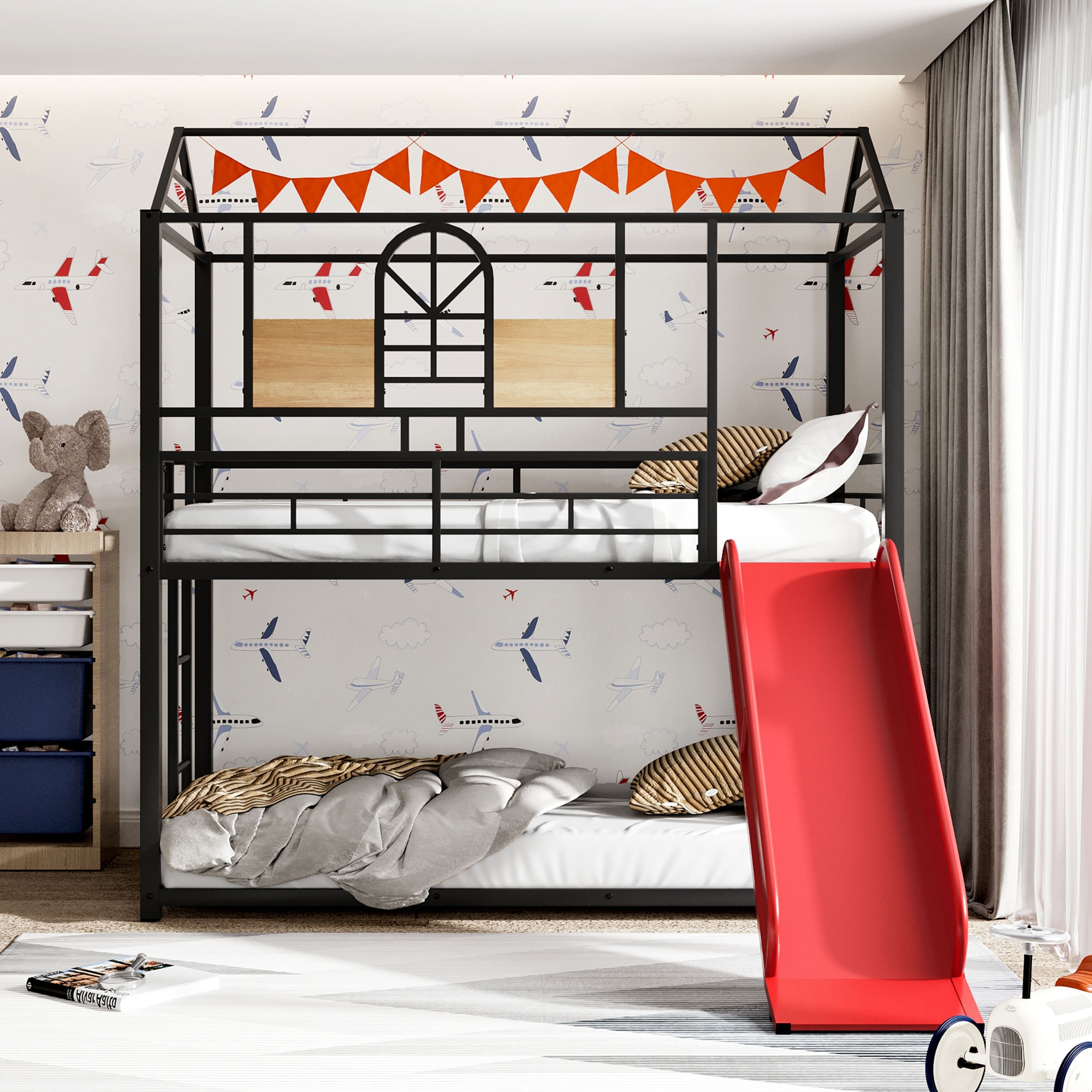 Qualler BLK00674J Bunk-Beds - View #2