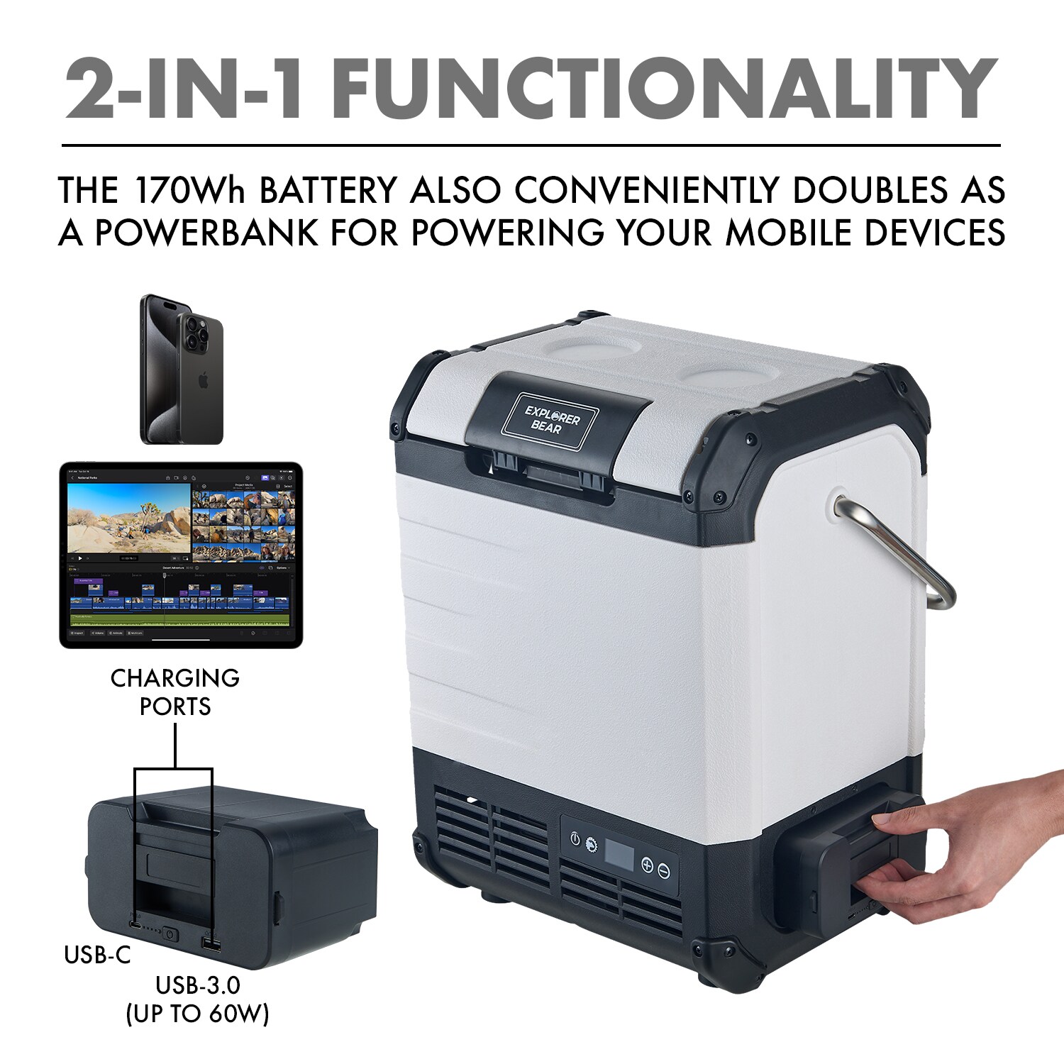 Explorer Bear UR45+2 BTRY Portable-Coolers - View #8