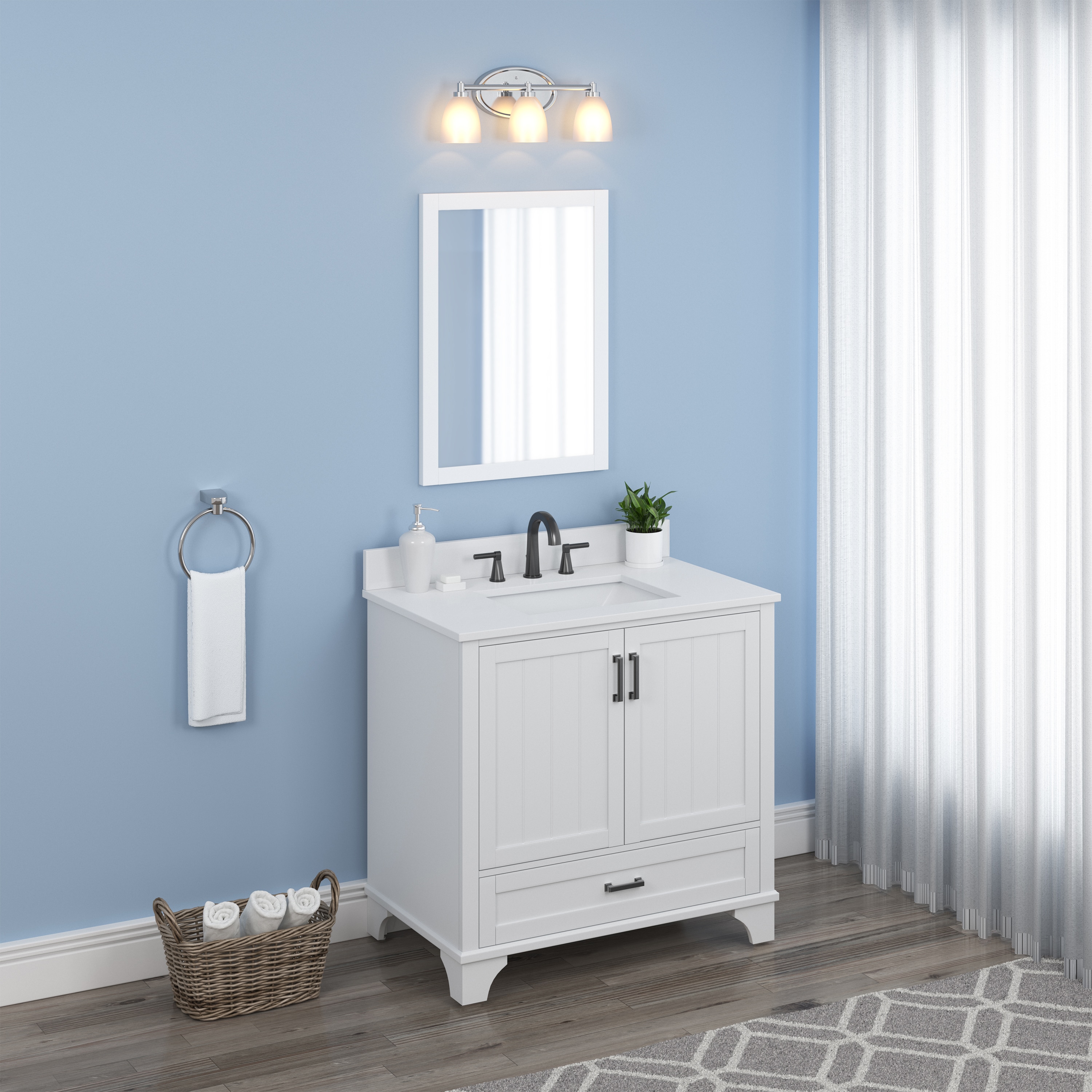 allen + roth LPWVT3639D Bath-Vanity-Combo - View #4