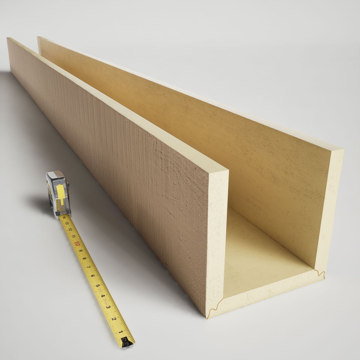 Ekena Millwork BMRC3C0080X040X120UN Faux-Beams - View #6