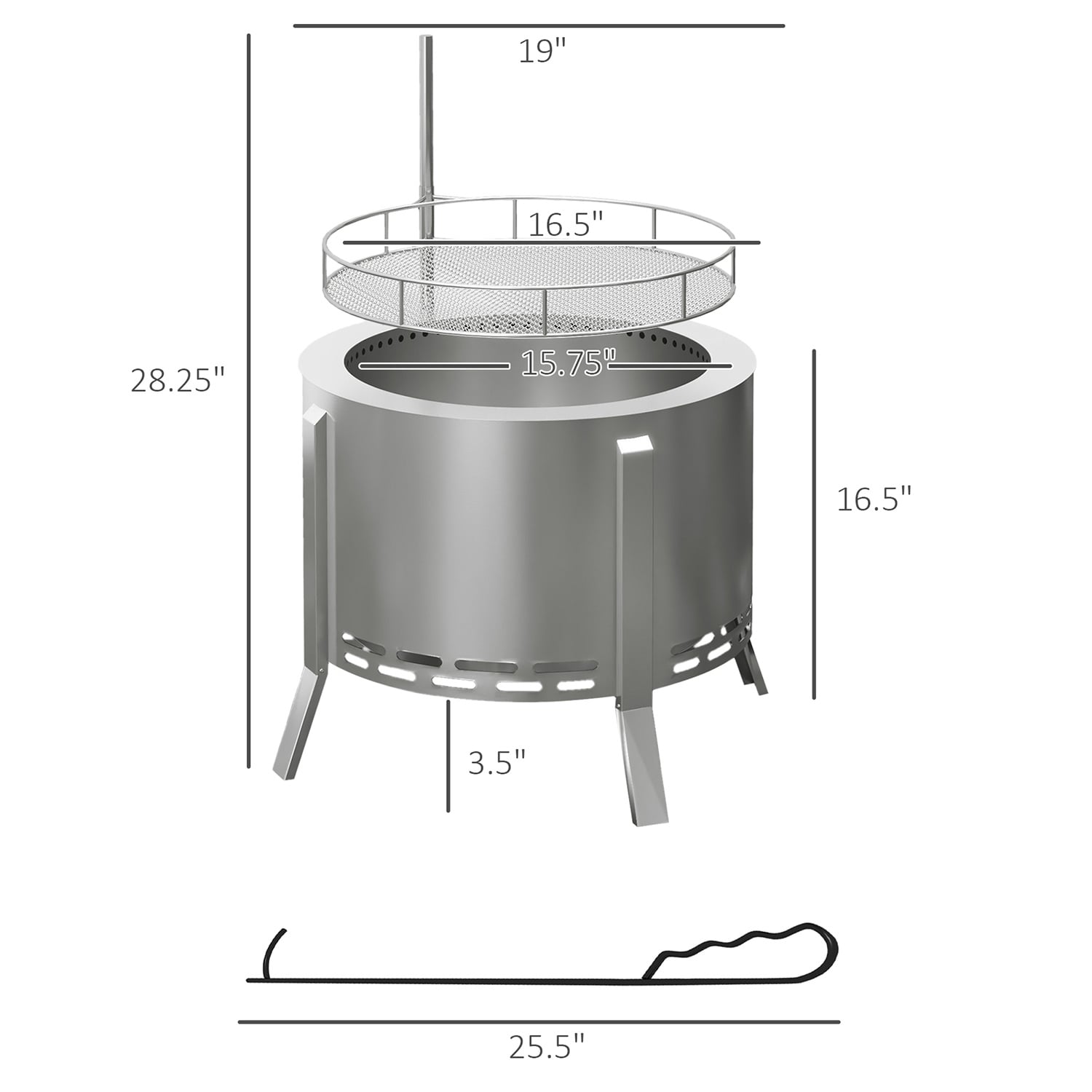 Bybafun YB4200005 Pellet-Grills - View #4
