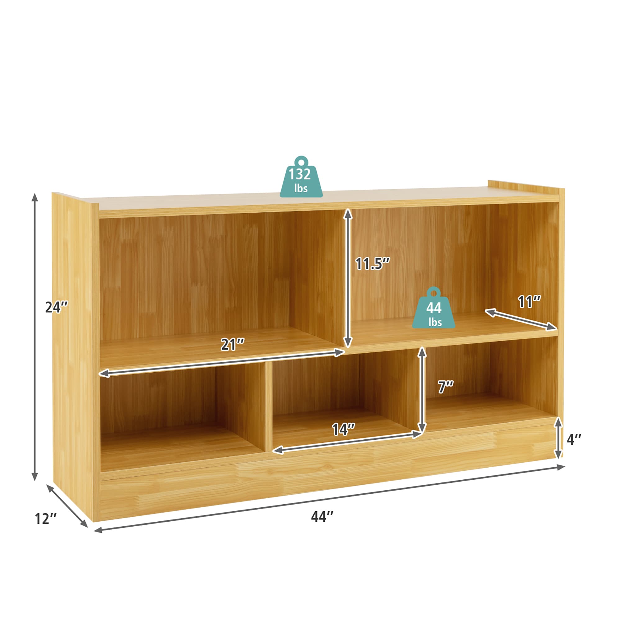 Goplus LWS00448 Kids-Bookcases - View #4