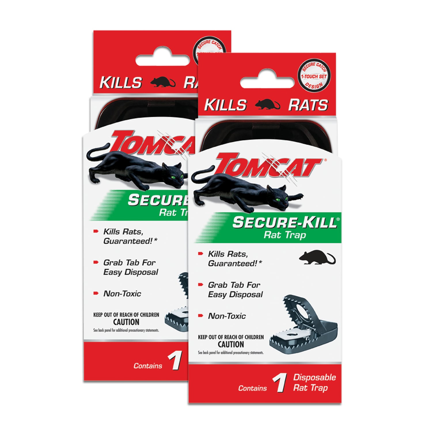 Tomcat Kill & Contain Mouse Trap, 2-Pack (4 Traps)