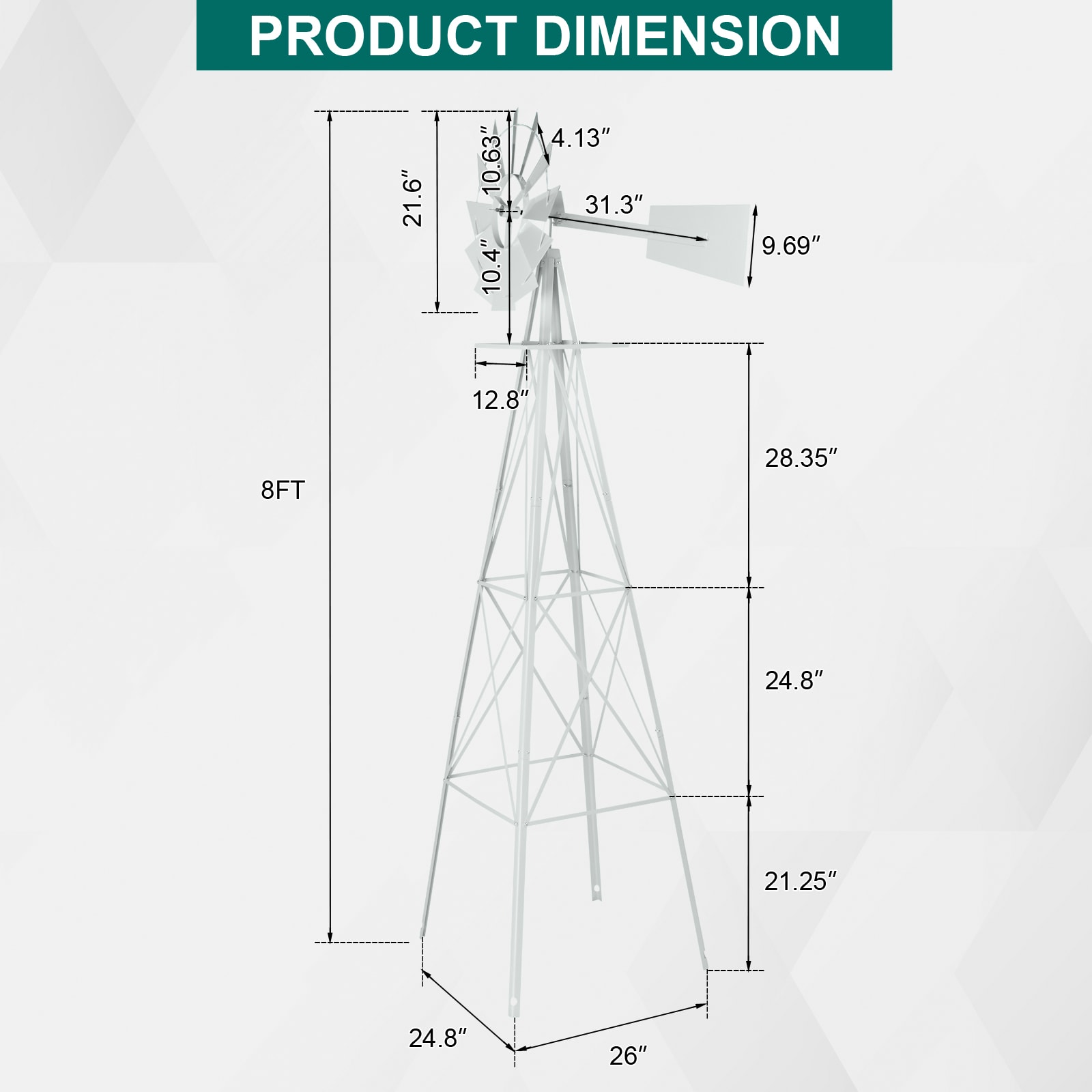 Winado LO1G61000353 Decorative-Windmills - View #3