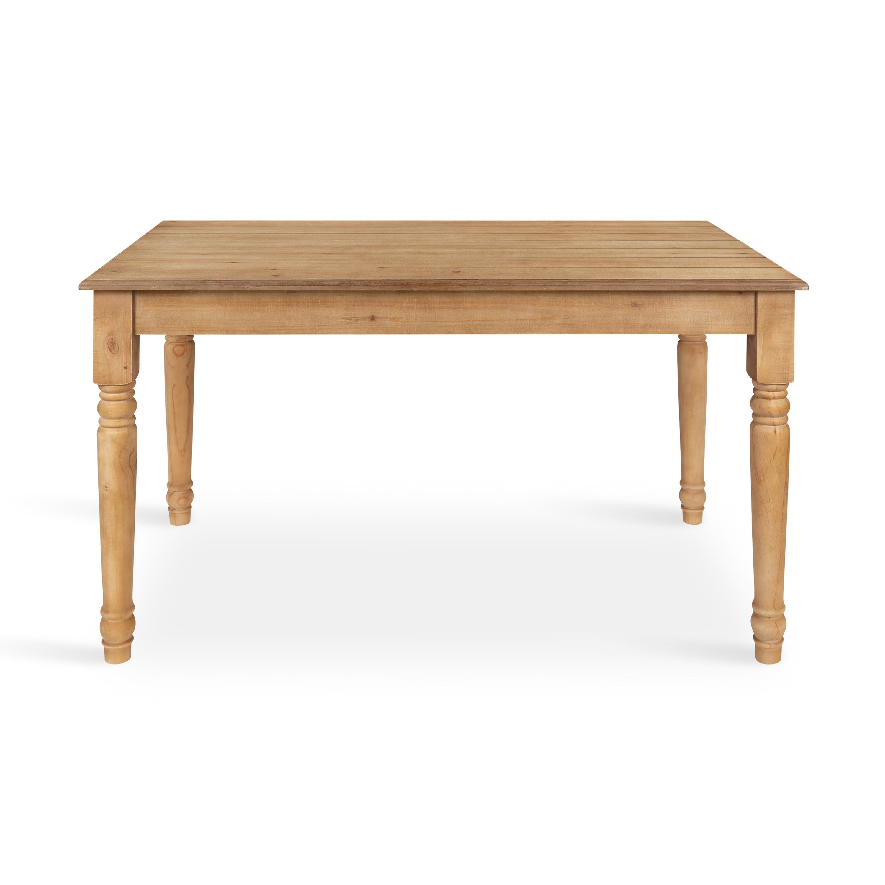 kate and laurel cates wood farmhouse dining table