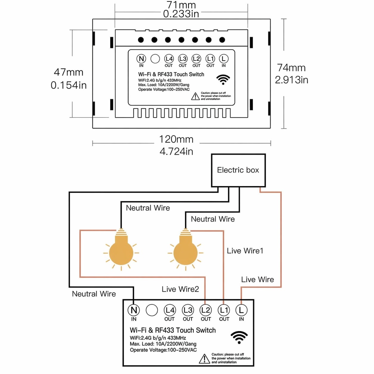 Justincity LJT0716J076 Lighting-Controls - View #6