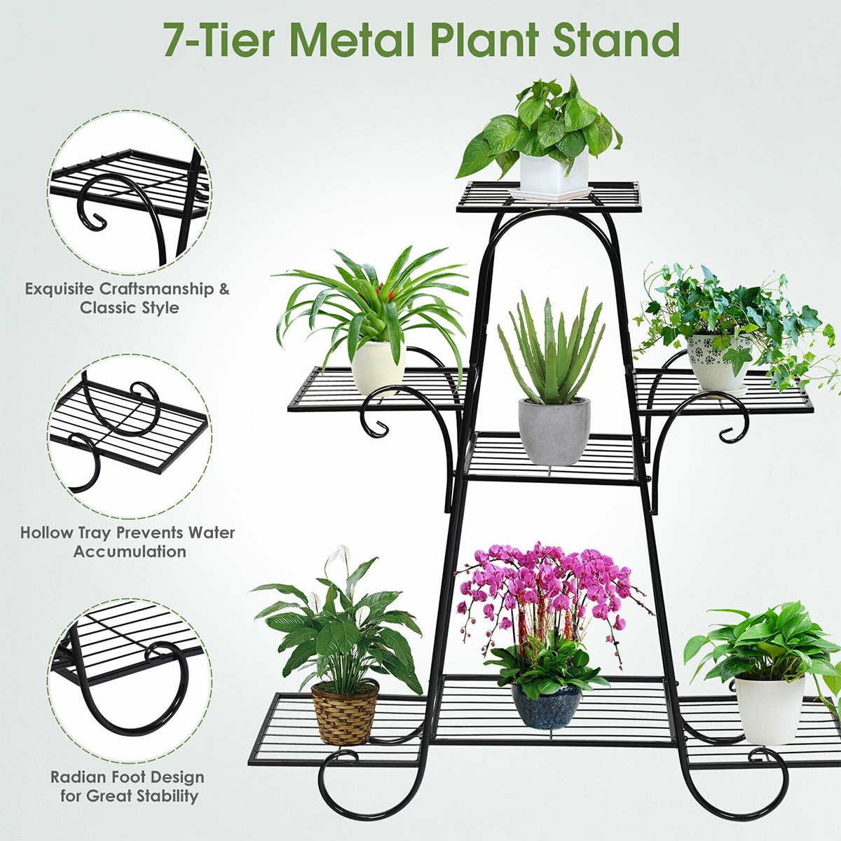 WELLFOR GT-HPY-3531 Plant-Stand - View #3