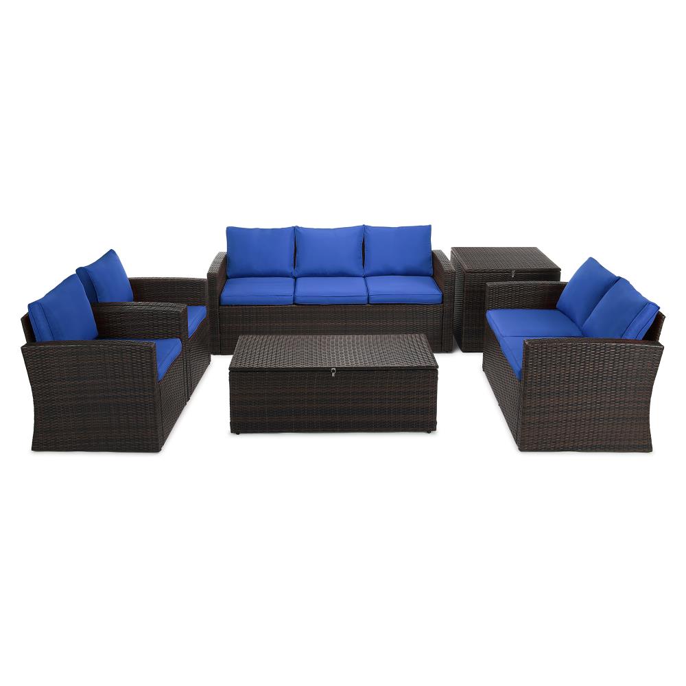 EDYO LIVING 6 Piece Patio Conversation Set in the Patio Conversation ...