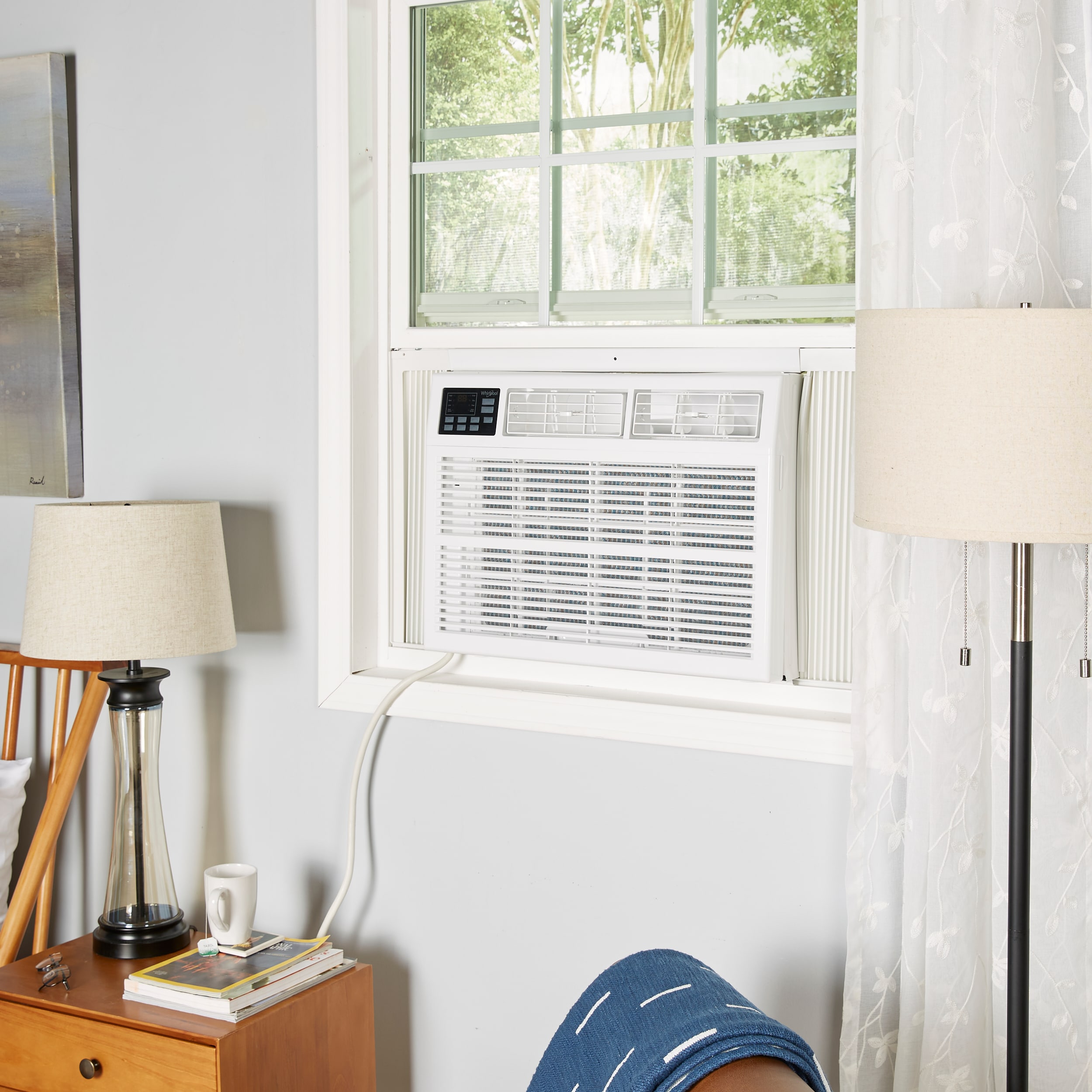 Whirlpool 1000-sq ft Window Air Conditioner with Remote (230-Volt ...