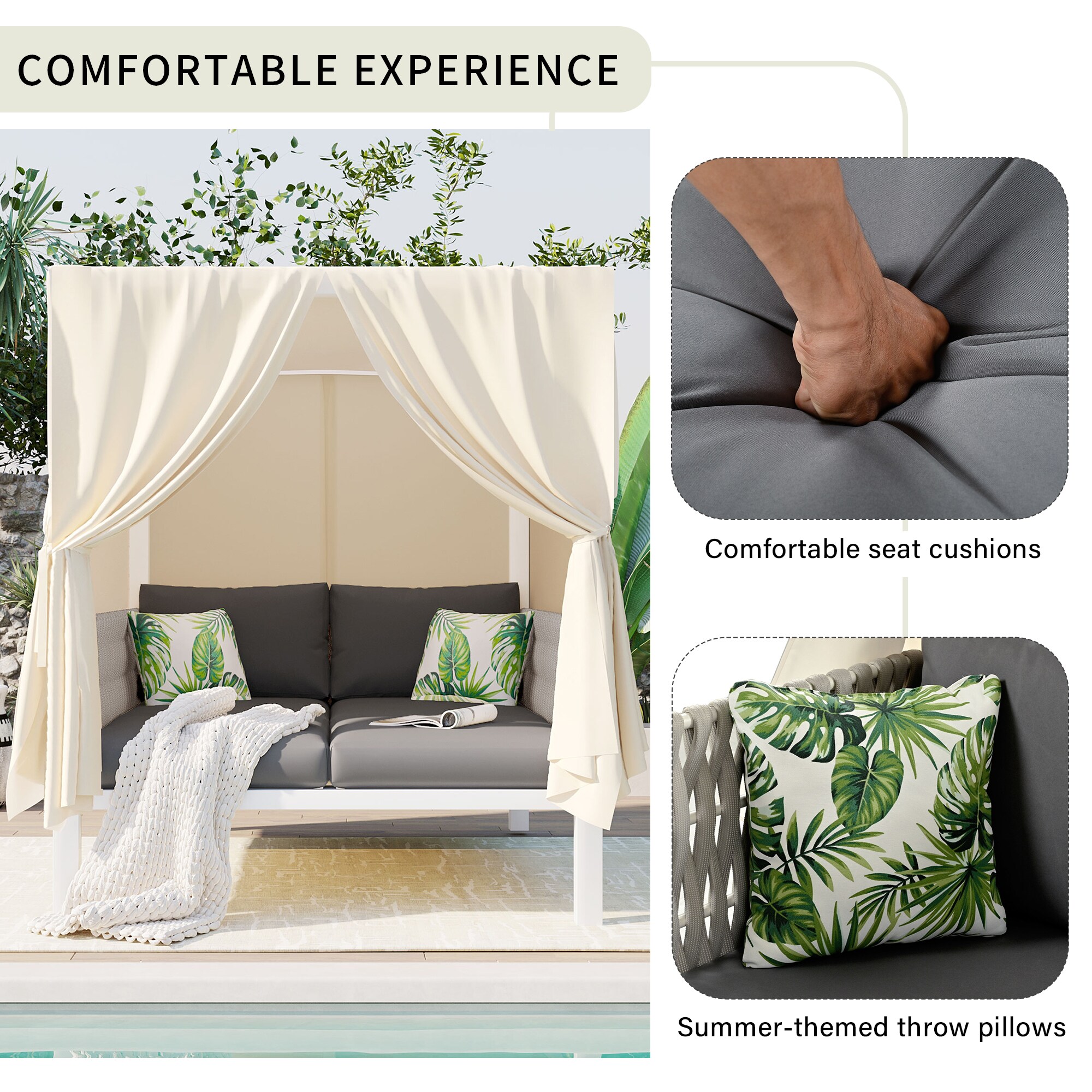 ModernLuxe L-WY000395AAE Patio-Sofas-Daybeds - View #4