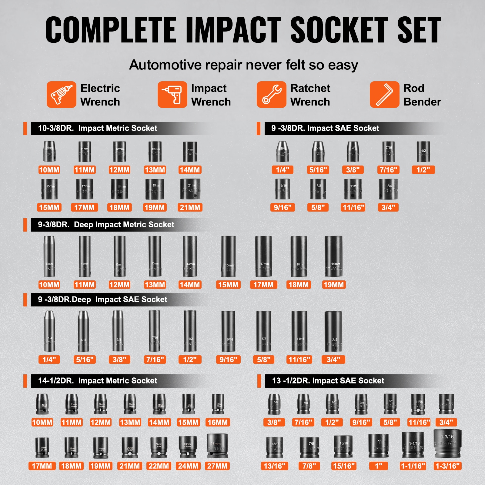 SVOPES SVOPESCJTTZJ110026V0 Impact-Socket-Sets - View #4