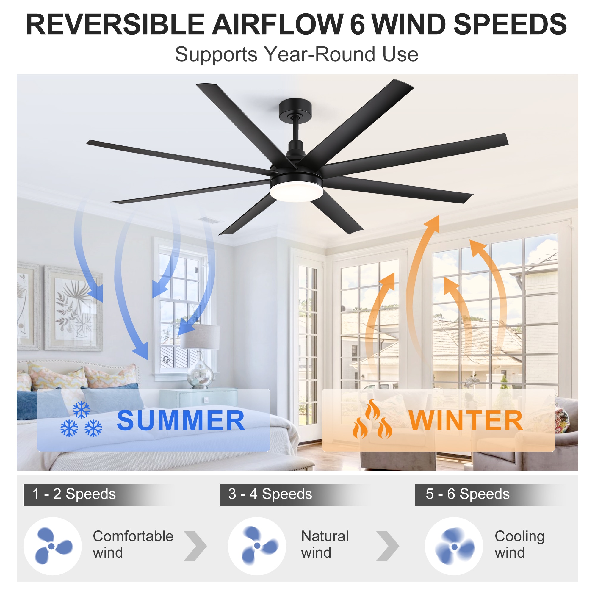 Breezary 27023-AB Ceiling-Fans - View #4