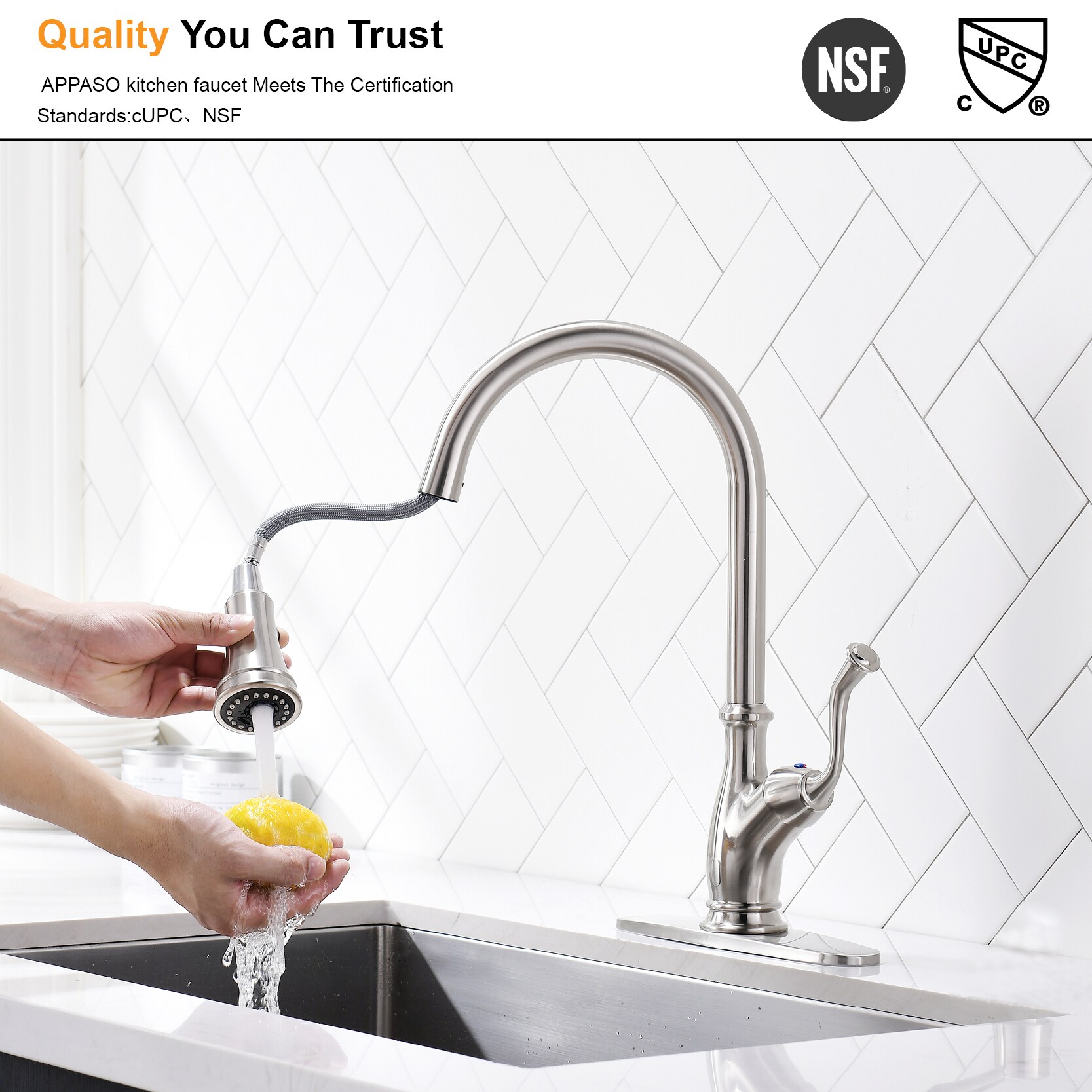 APPASO APS175-BN Kitchen-Faucets - View #8