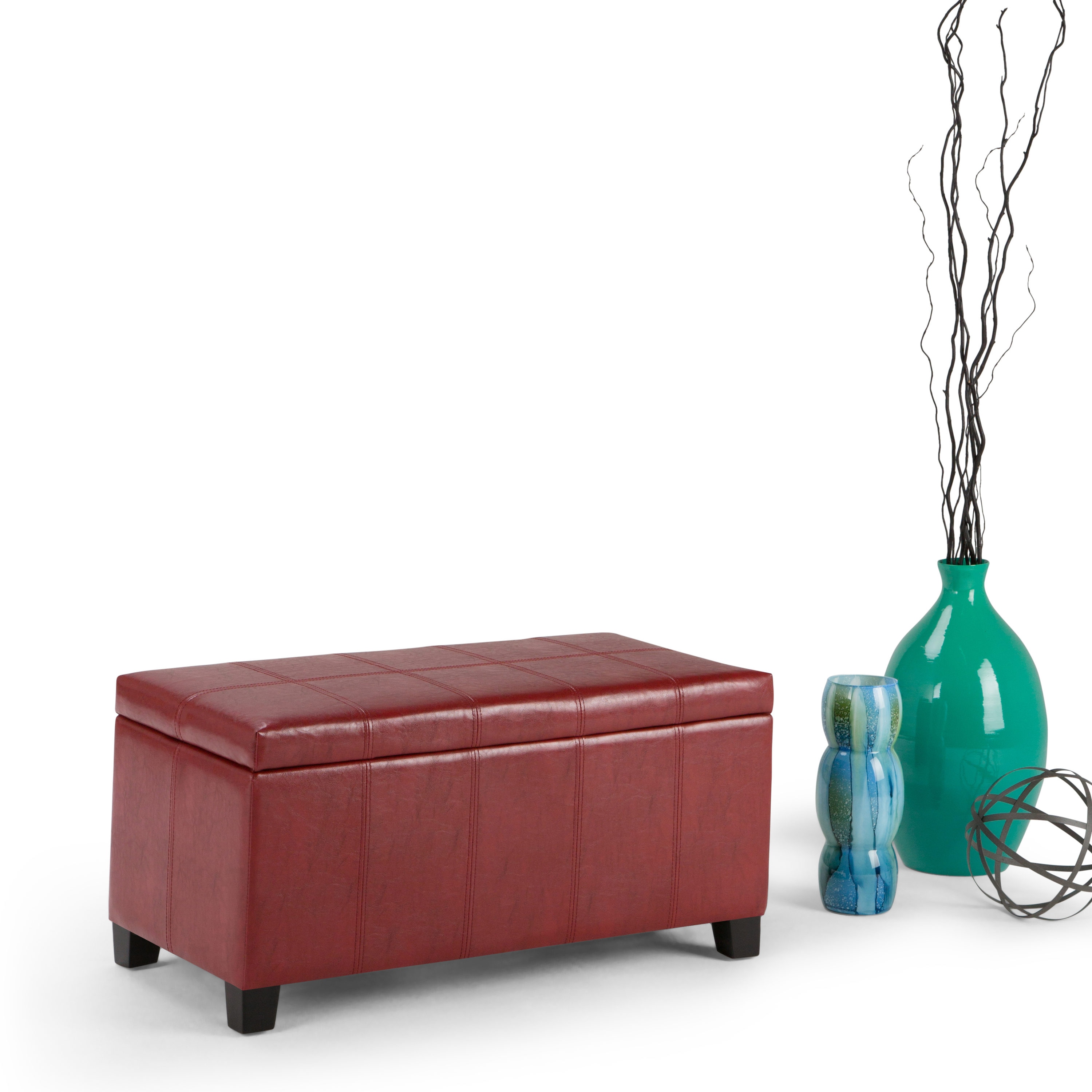Simpli Home AXCOT-223-RRD Indoor-Ottomans - View #10