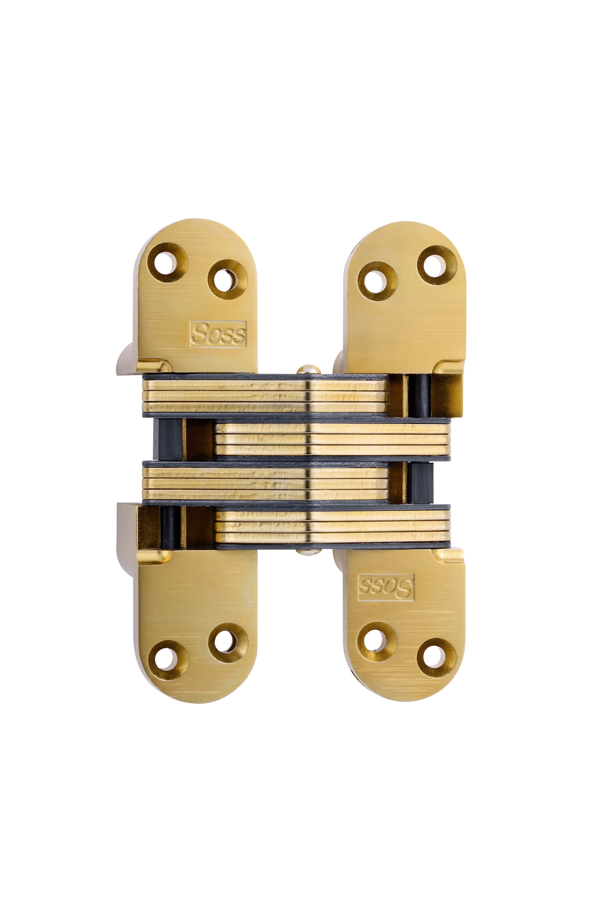 SOSS 220US4 220 5-1/2-in H Satin Brass Mortise concealed Interior Door Hinge