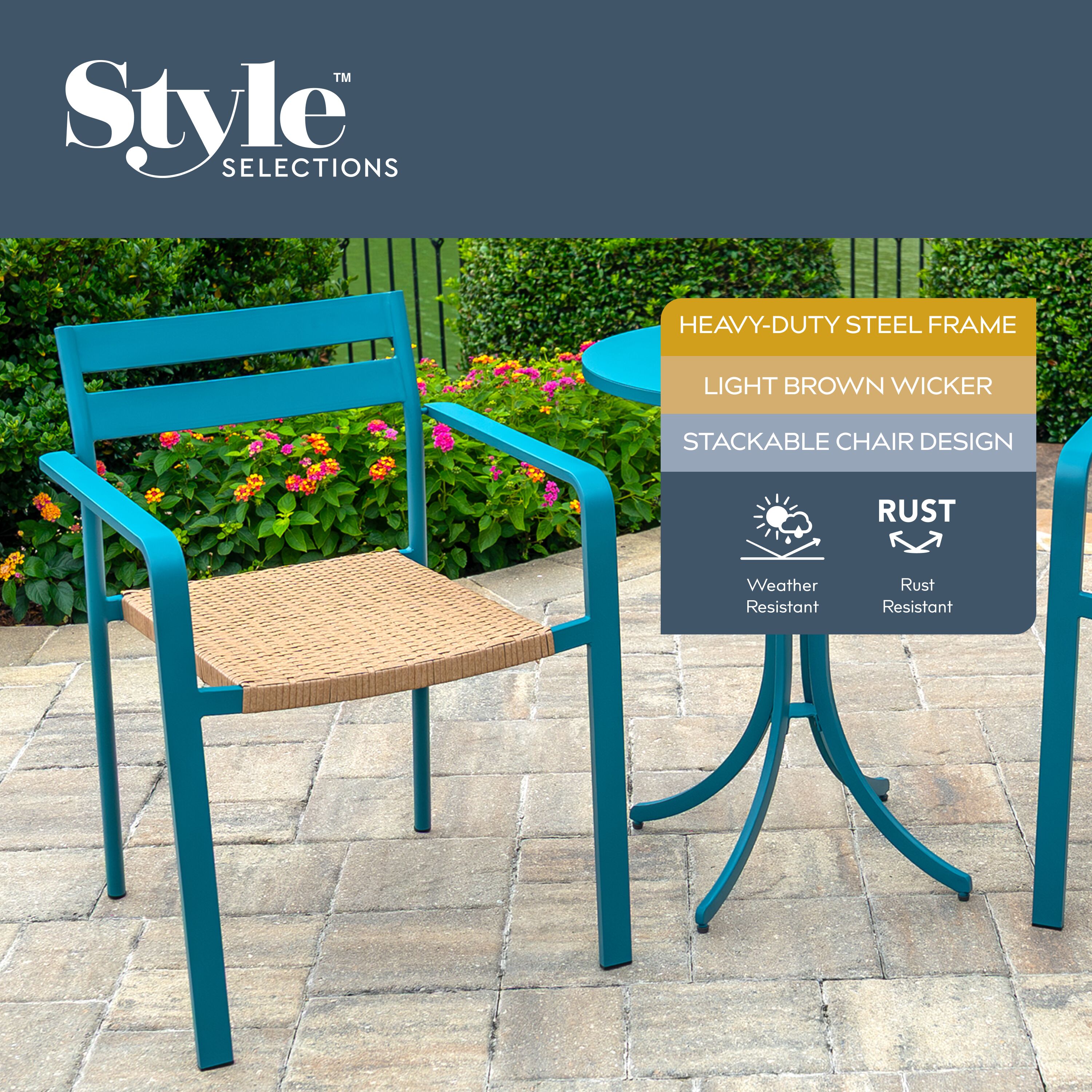 Style Selections CR-26S092WCOB Patio-Chairs - View #2