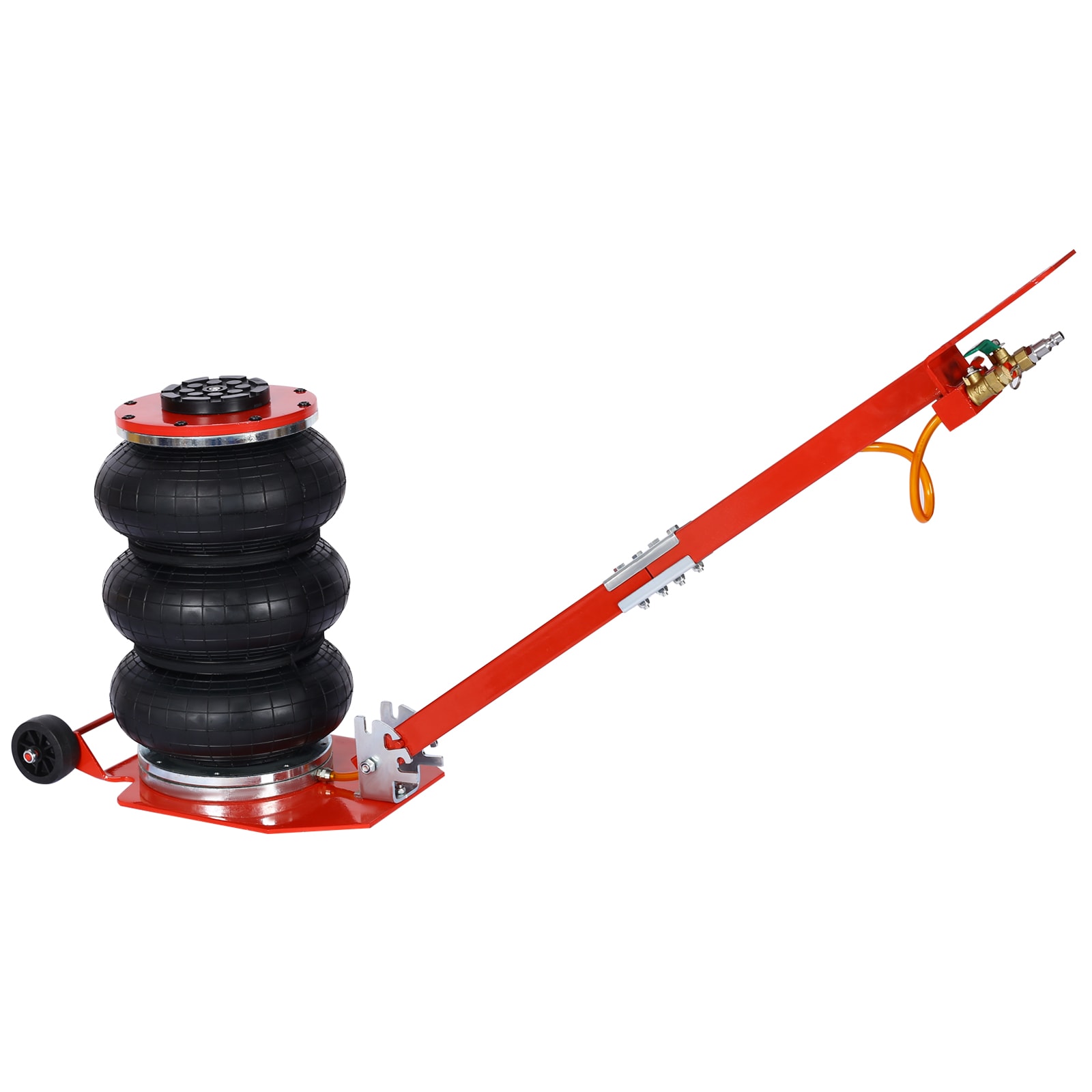 Kahomvis GH-QP214-58 Red 3-Ton Steel Air/Hydraulic Air lift