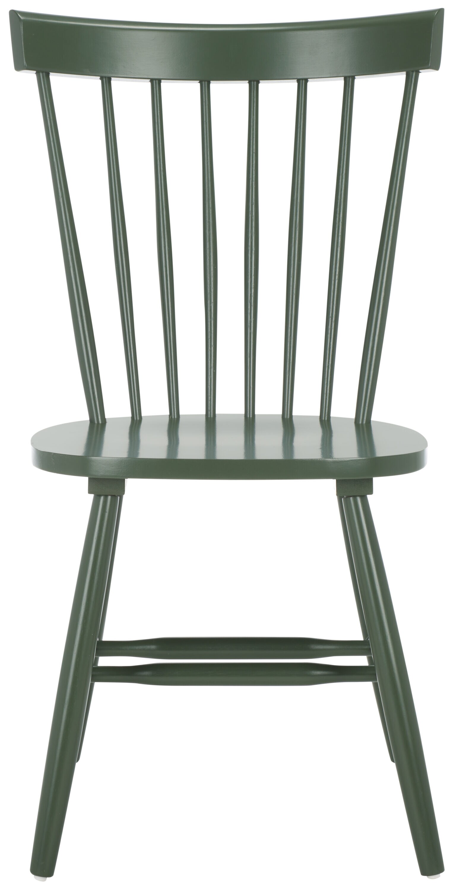 Dusty Green Solid Wood Windsor Side Chair Set of 2