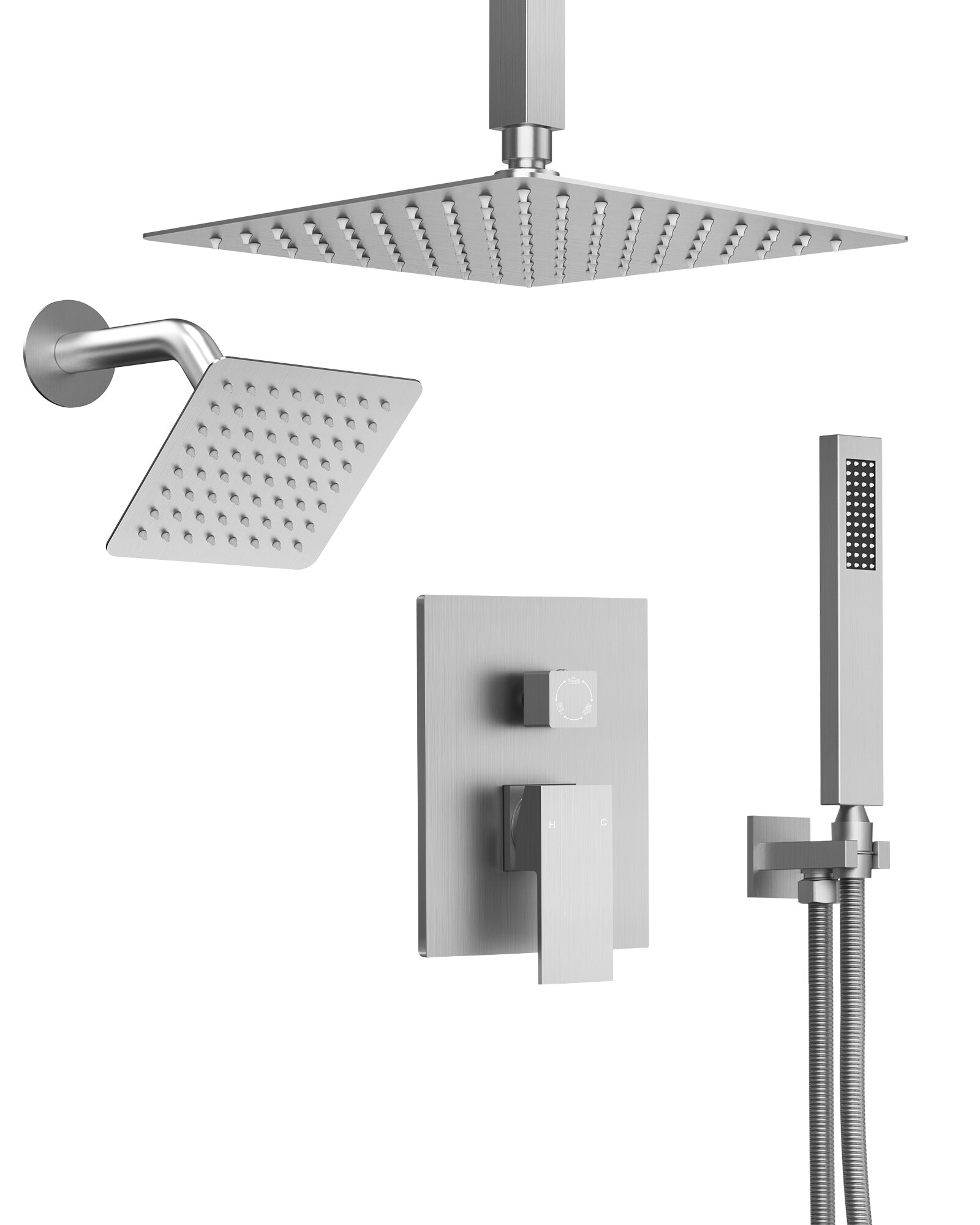 GRANDJOY SGF10GJ-66-BL12 Showerhead-Bar-Panels - View #12