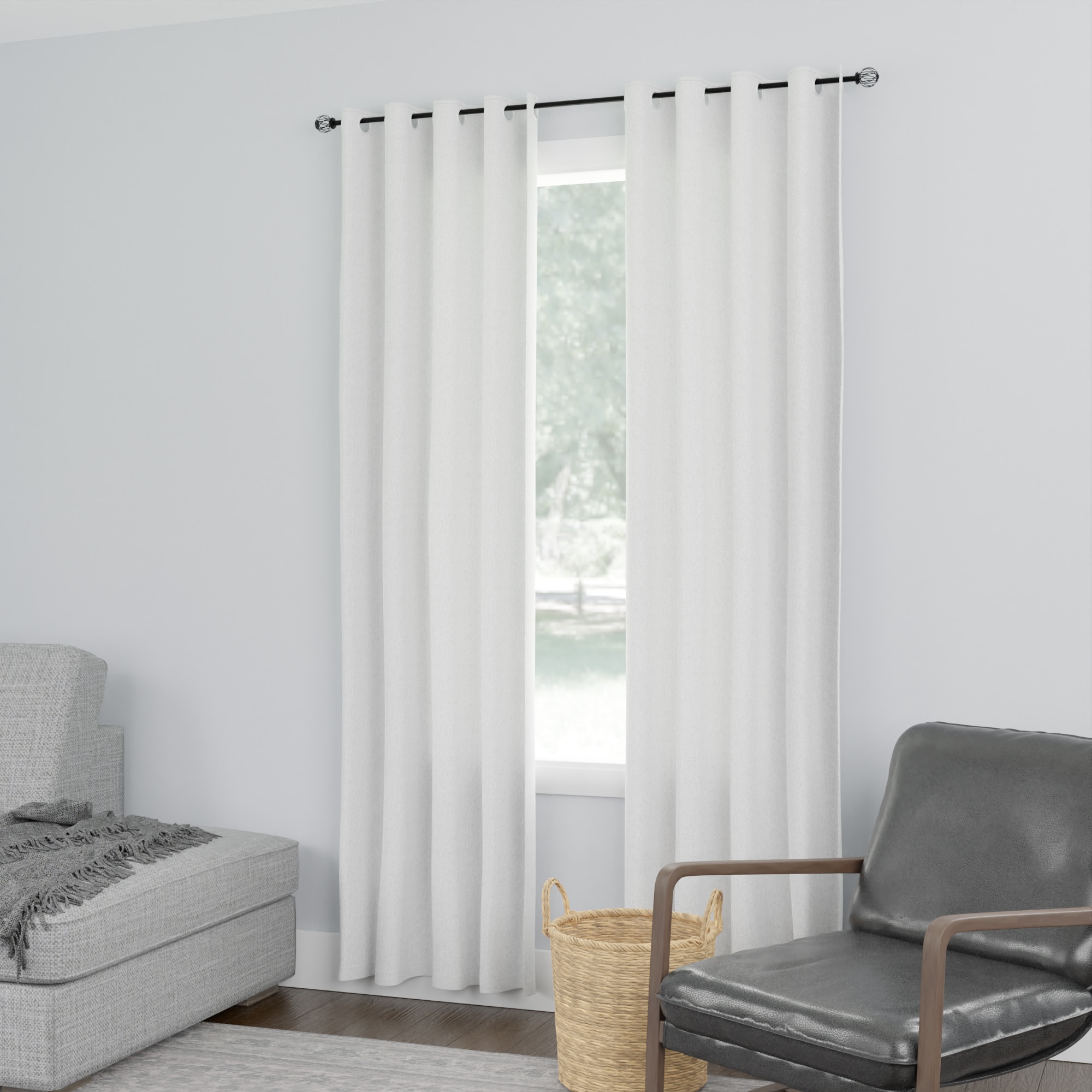 Style Selections FSI 1475E MBLK Curtain-Rods - View #8