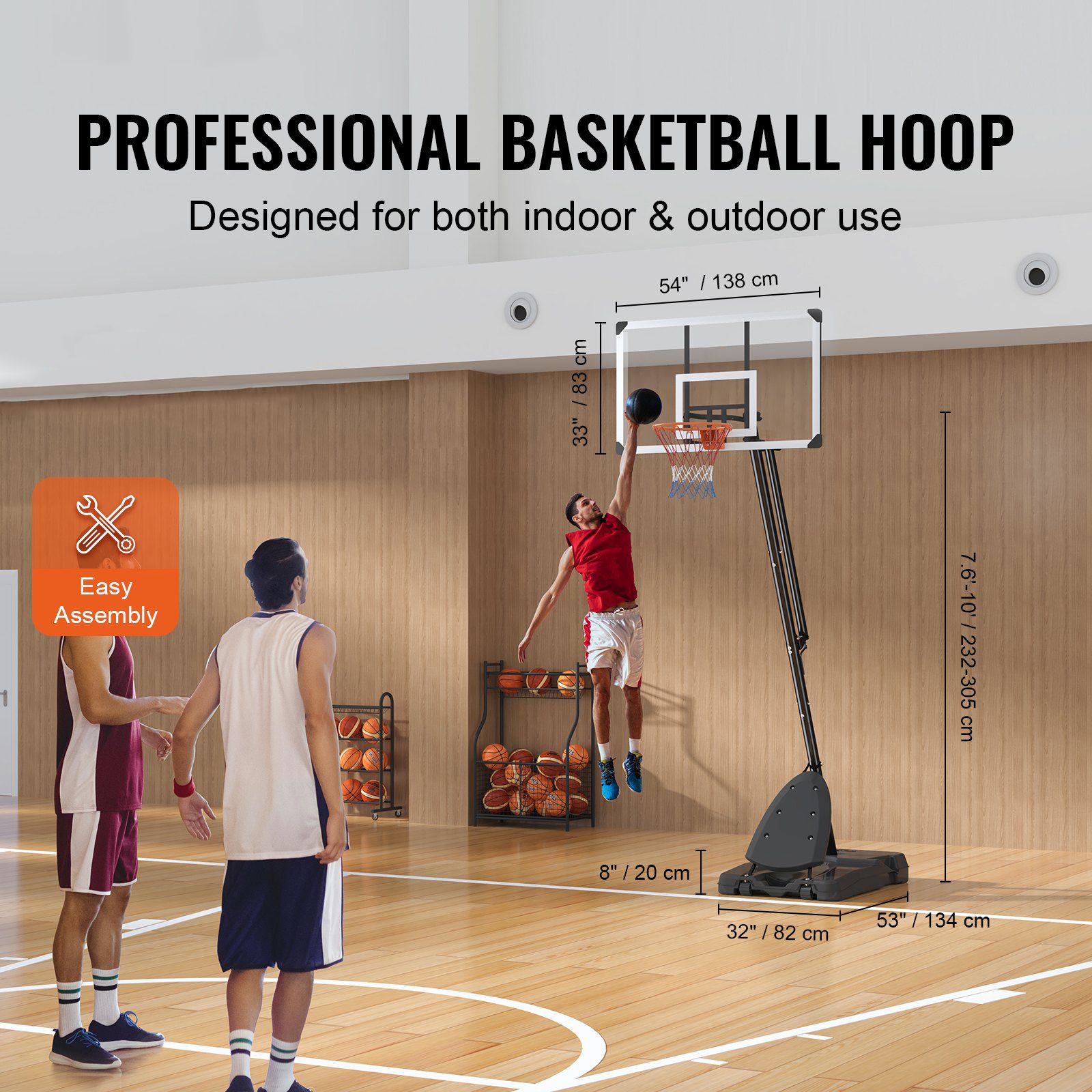 Slickblue D-VO-611189943048 Basketball-System - View #3