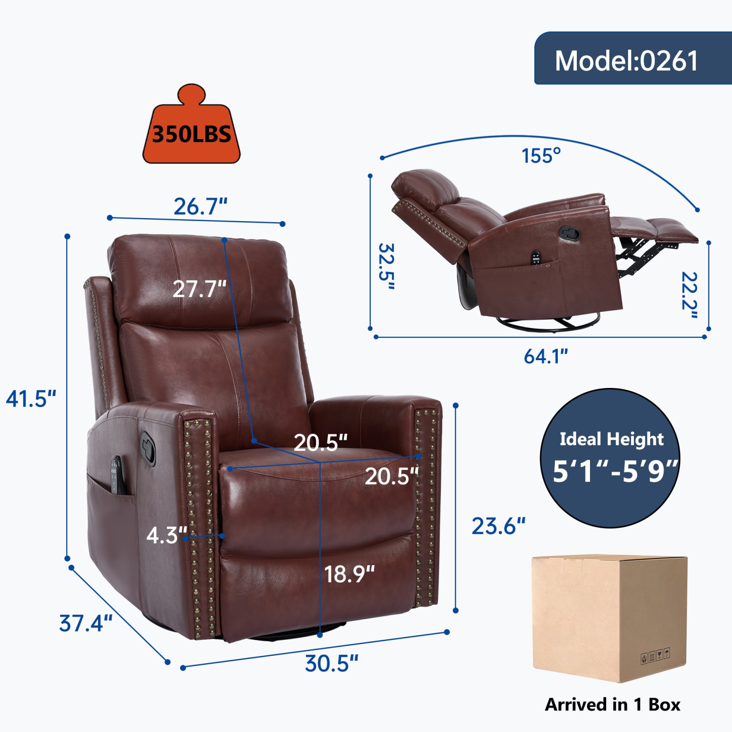 Streamdale Furniture W1803P323712 recliners - View #2