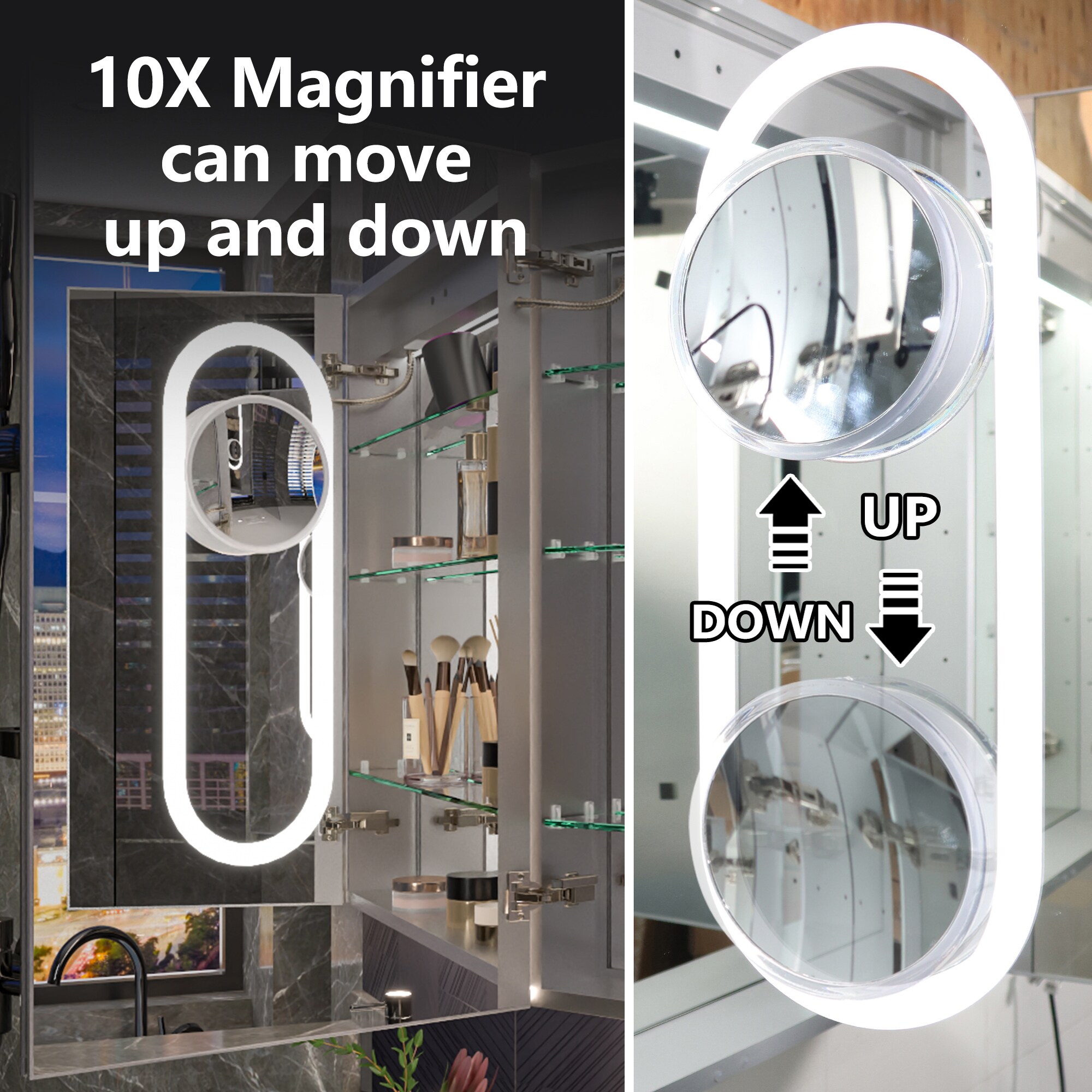 Forclover J11MC3636DM Bathroom-Medicine-Cabinets - View #11