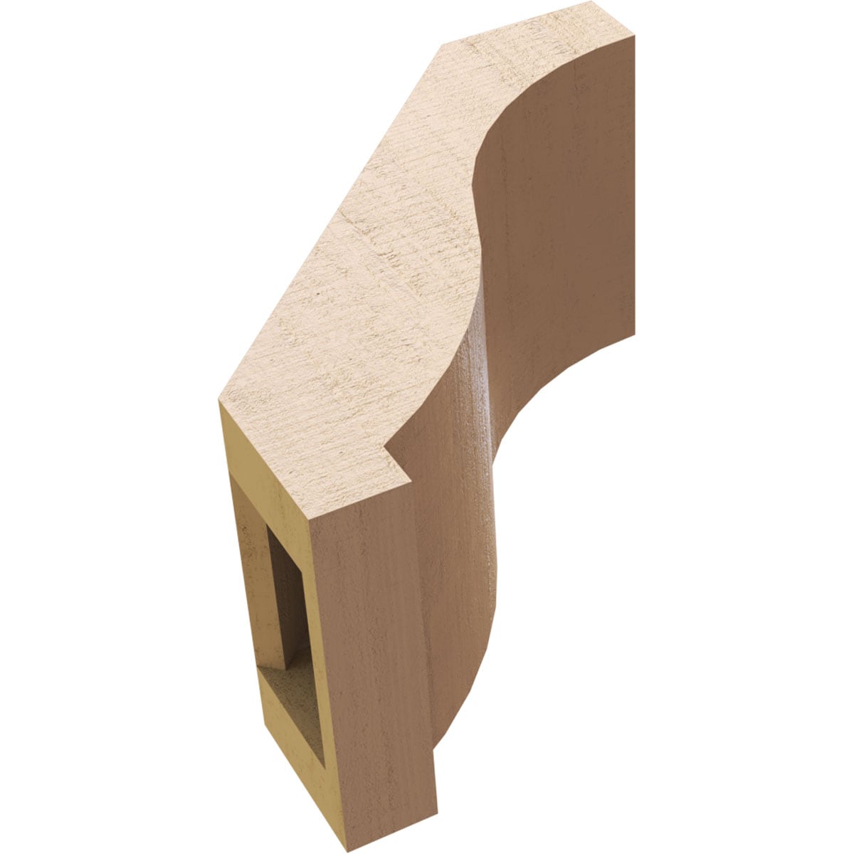 Ekena Millwork BRCUR05X08X08BKRRCPR braces - View #7